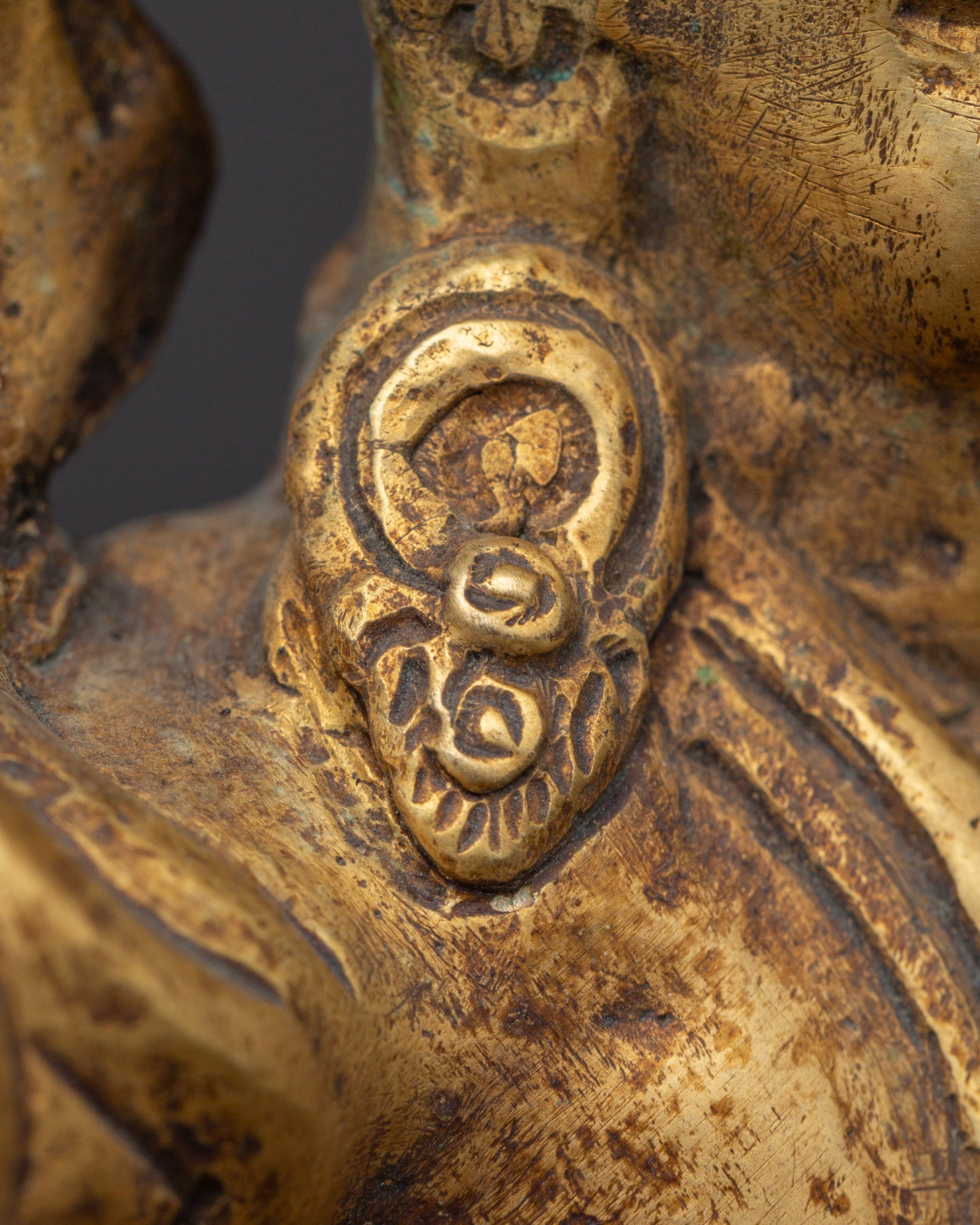Traditional Tibetan Dorje Legpa Stateu | Fierce Protector Deity