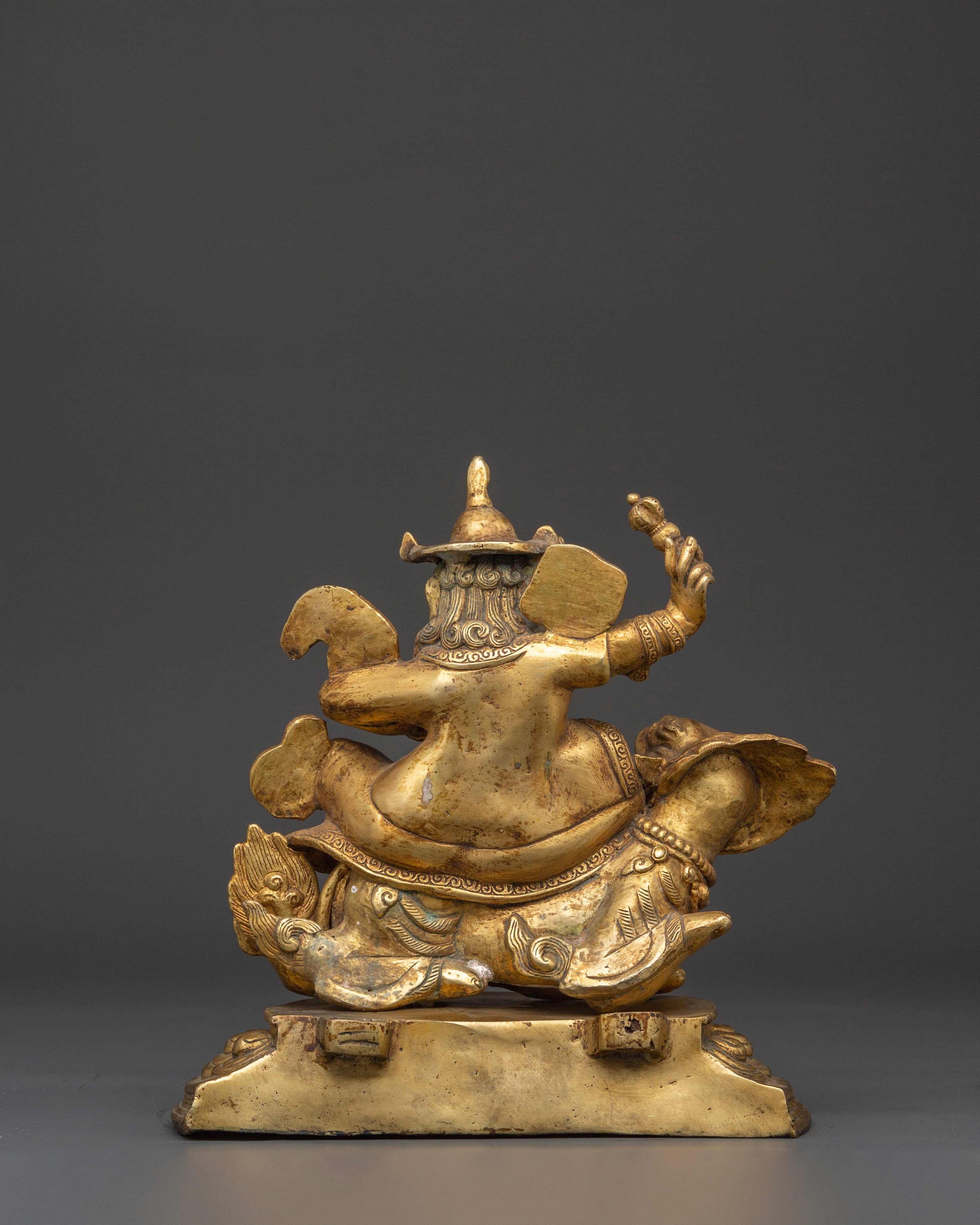 Traditional Tibetan Dorje Legpa Stateu | Fierce Protector Deity