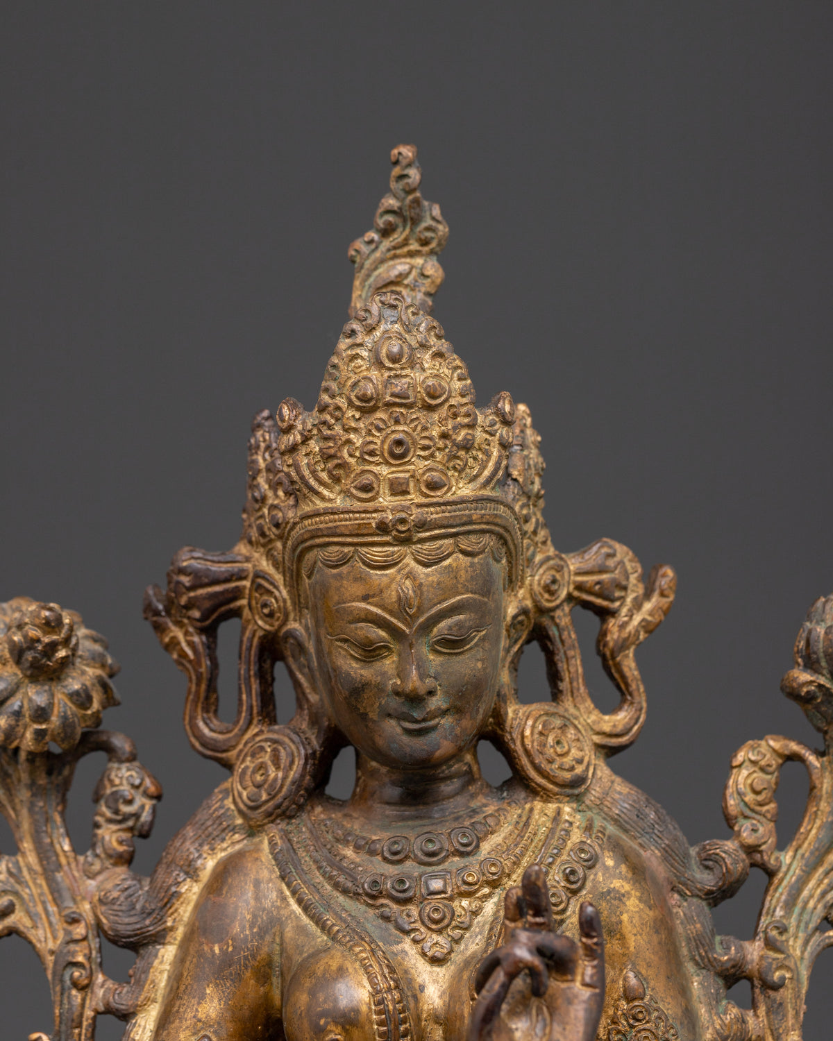 Handcrafted White Tara Brass Statue | For Healing and Mindfulness