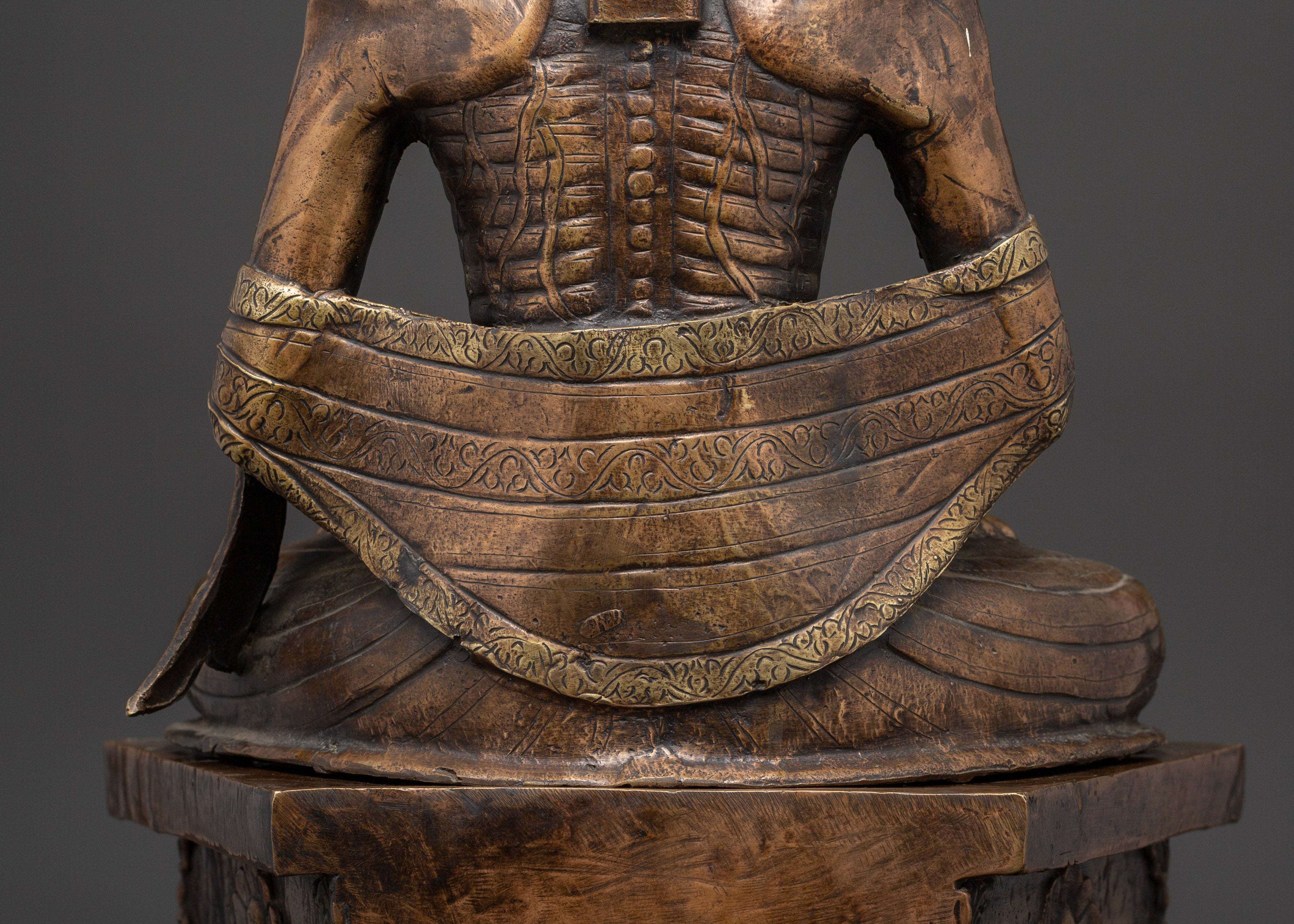 Oxidized Copper Fasting Buddha | For Enlightenment and Spiritual Awakening