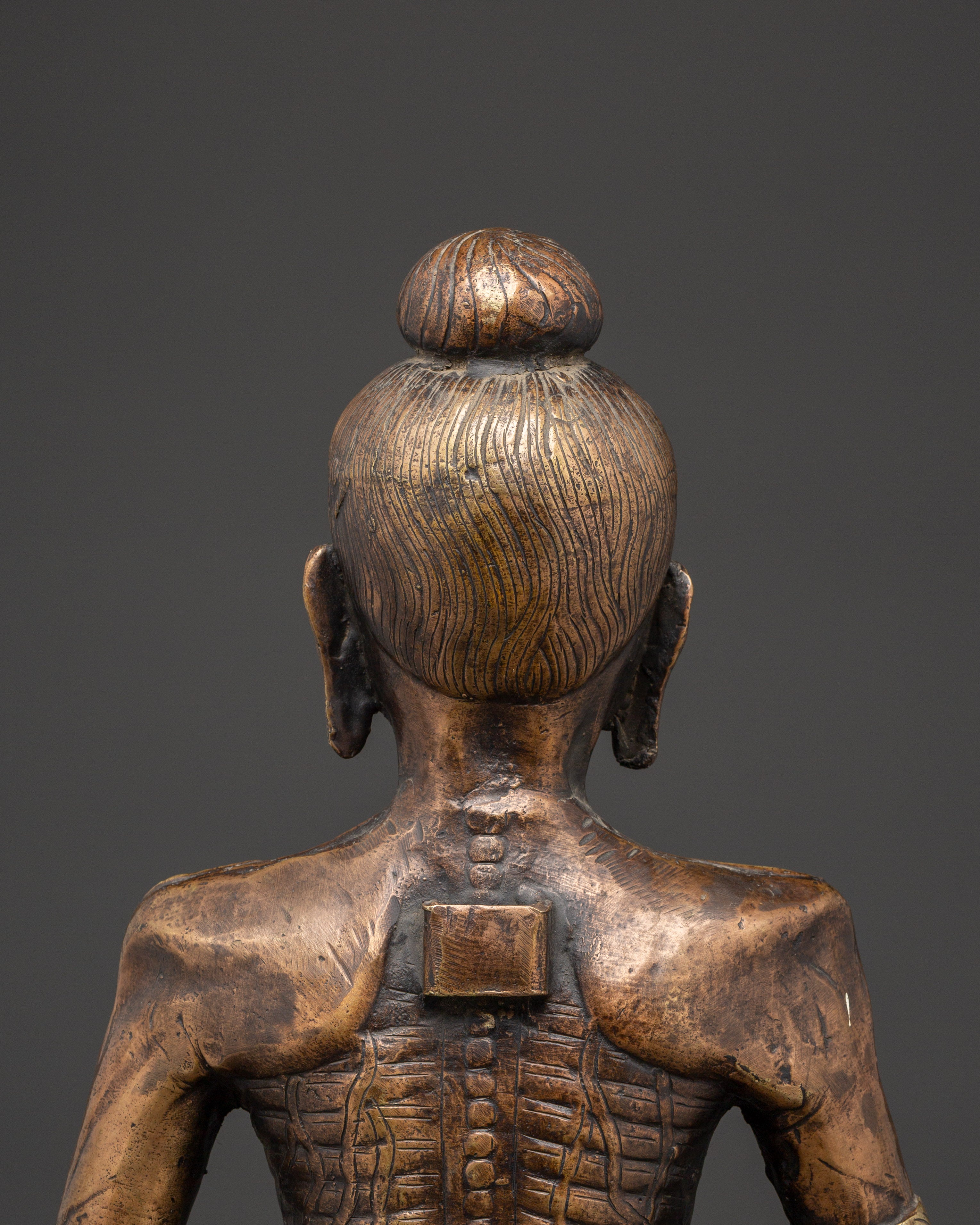 Oxidized Copper Fasting Buddha | For Enlightenment and Spiritual Awakening