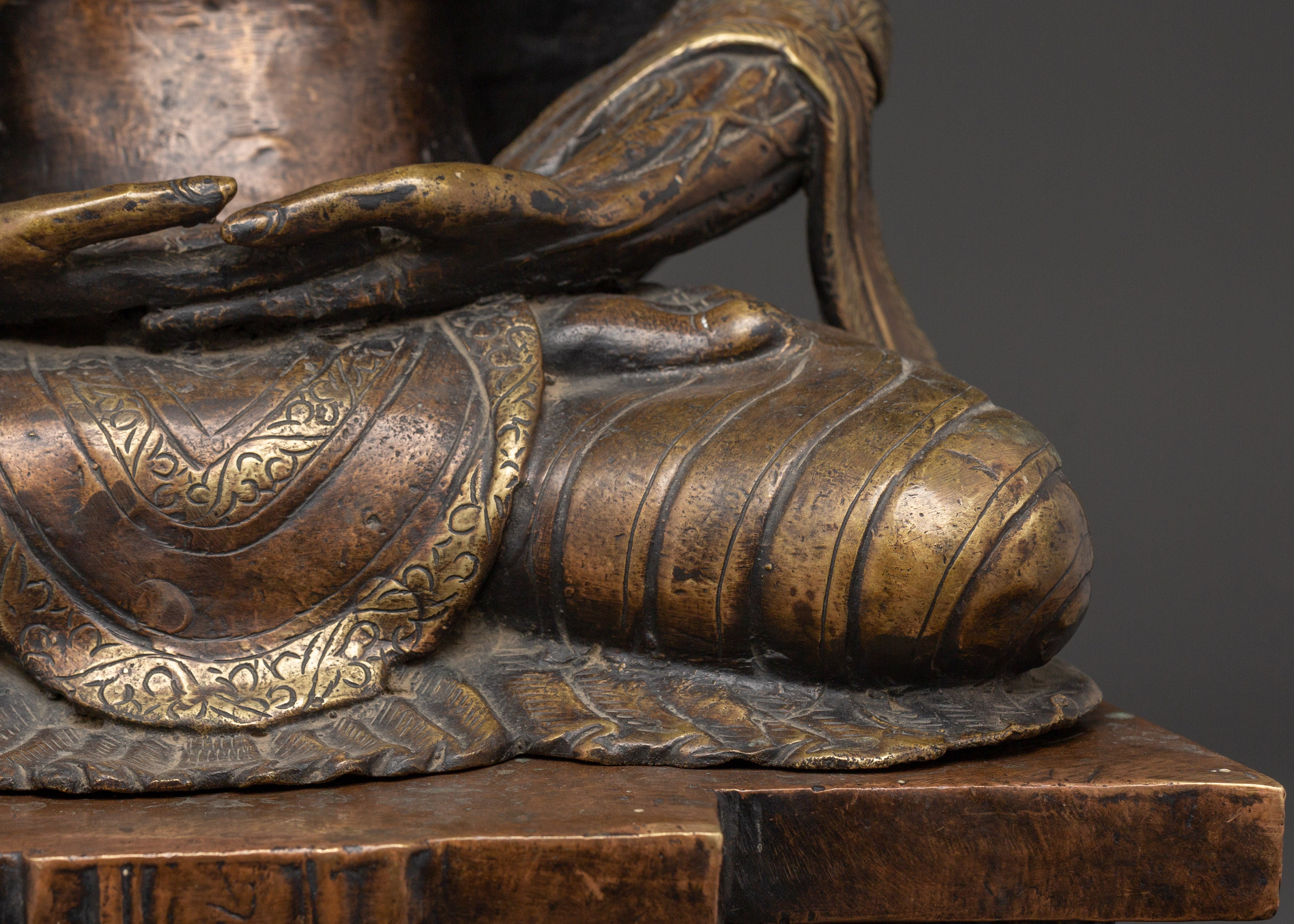 Oxidized Copper Fasting Buddha | For Enlightenment and Spiritual Awakening