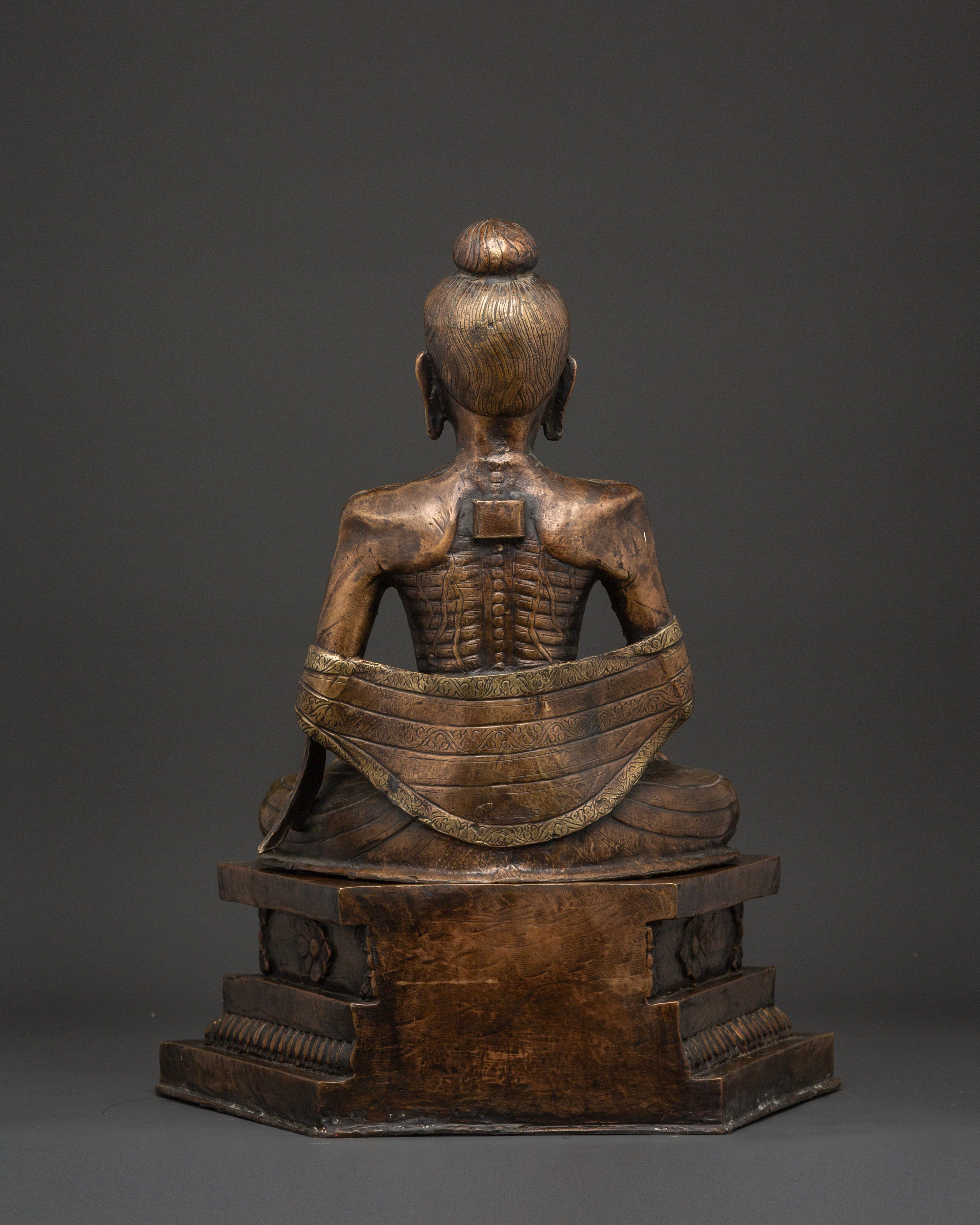 Oxidized Copper Fasting Buddha | For Enlightenment and Spiritual Awakening