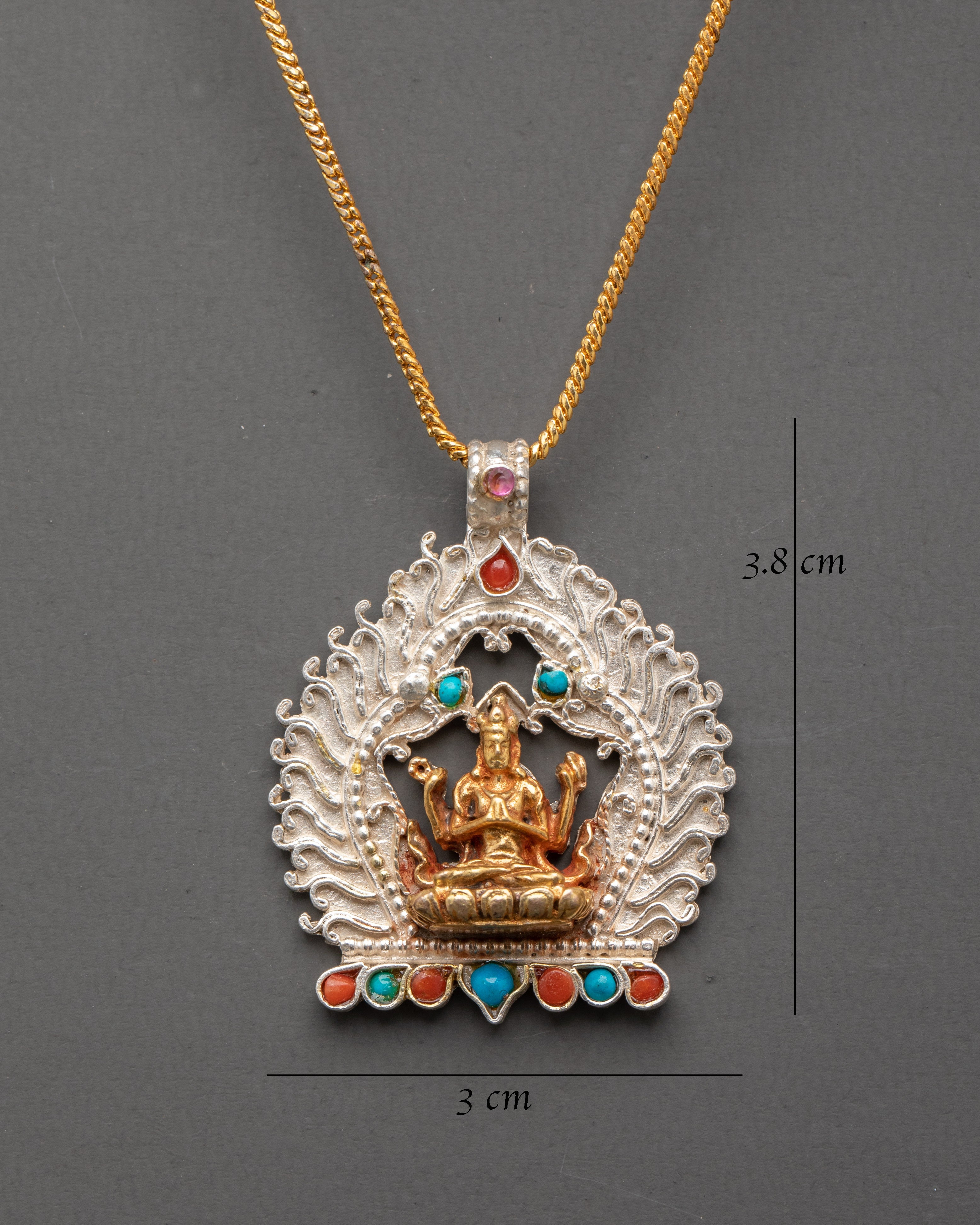 Bodhisattva Chenrezig Locket | Symbol of Spiritual Wisdom