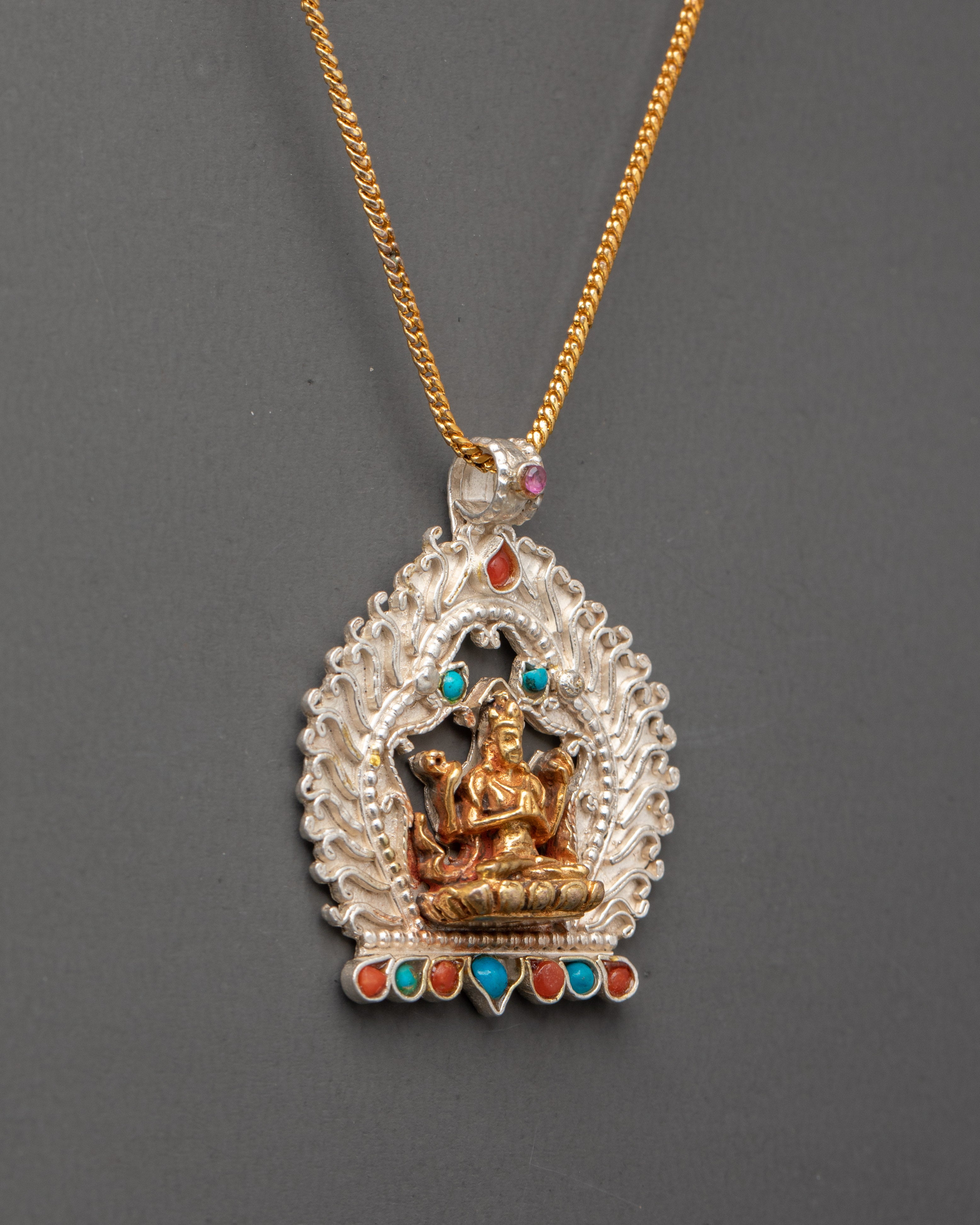 Bodhisattva Chenrezig Locket | Symbol of Spiritual Wisdom