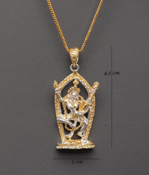 Sacred Dorje Phagmo Pendant | Pure Silver & Gold Plated Design