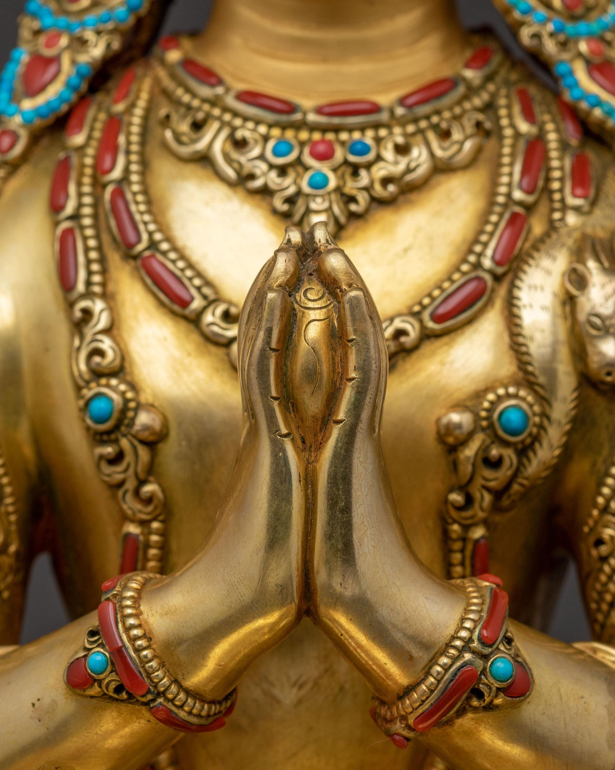 Chenrezig Compassion Deity Sculpture | Tibetan Buddhist Statue