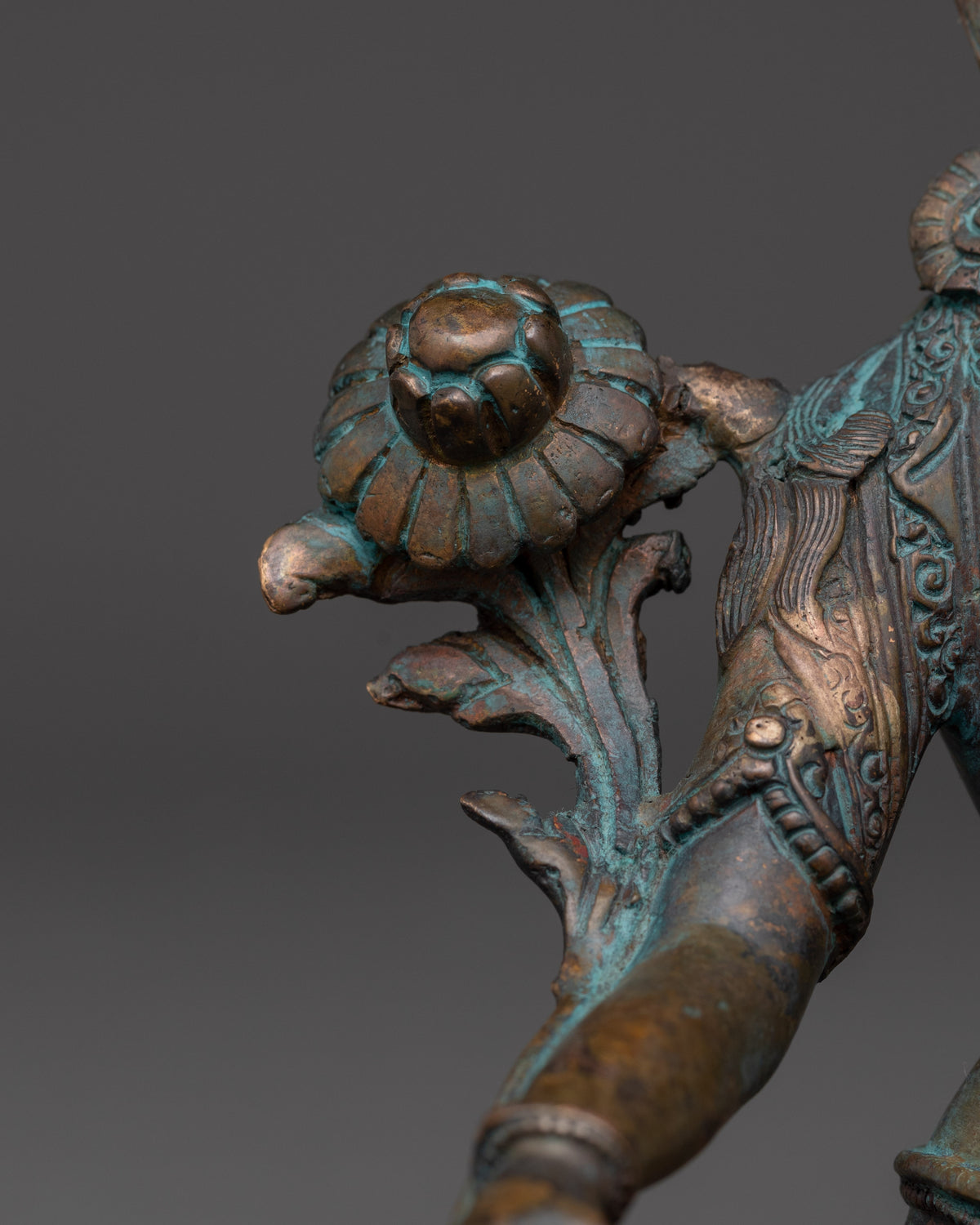 Peaceful Green Tara Statue | Tibetan Goddess of Compassion