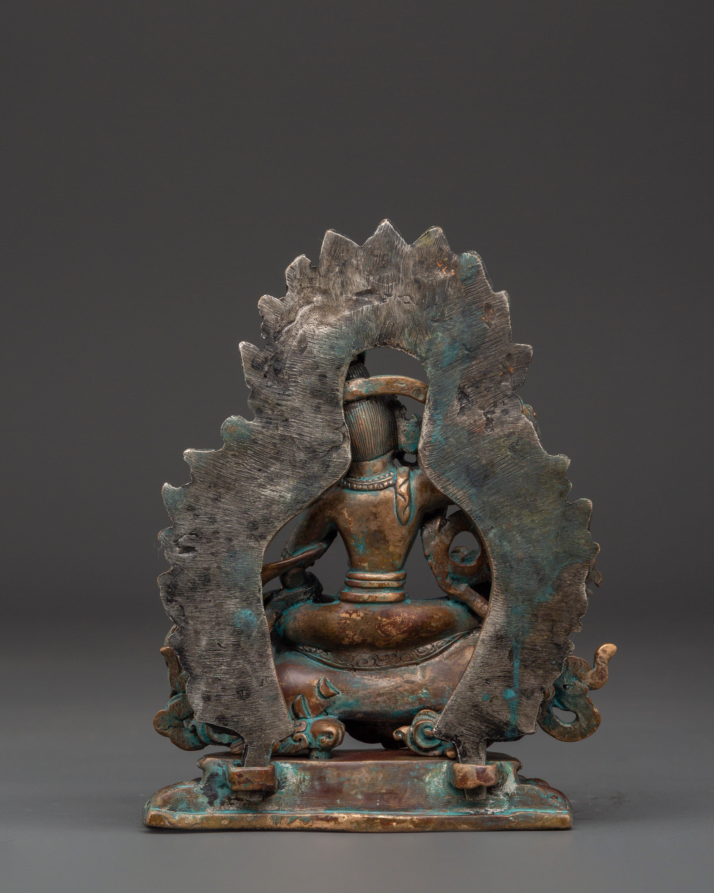 Tseringma Copper Statue | Tibetan Long Life Goddess