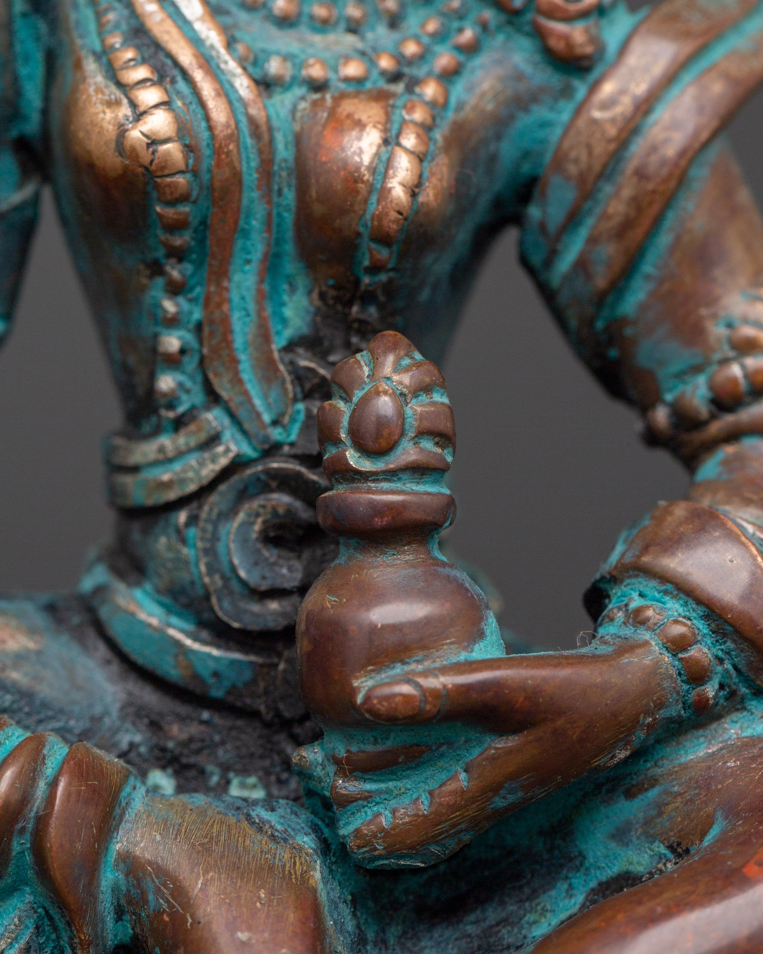 Tseringma Copper Statue | Tibetan Long Life Goddess