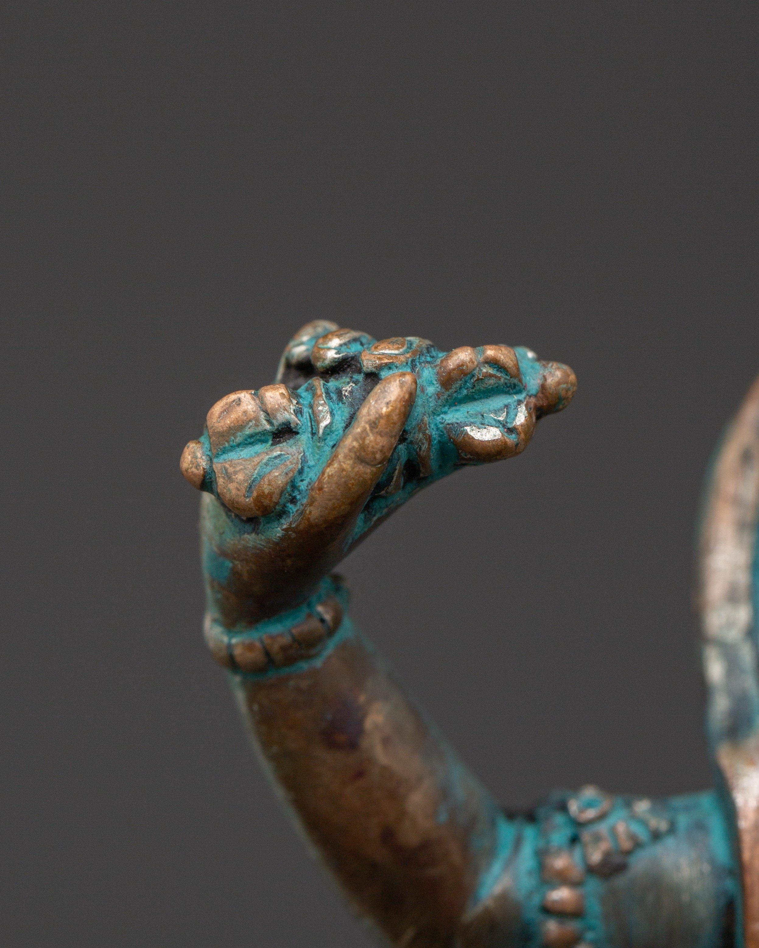 Tseringma Copper Statue | Tibetan Long Life Goddess