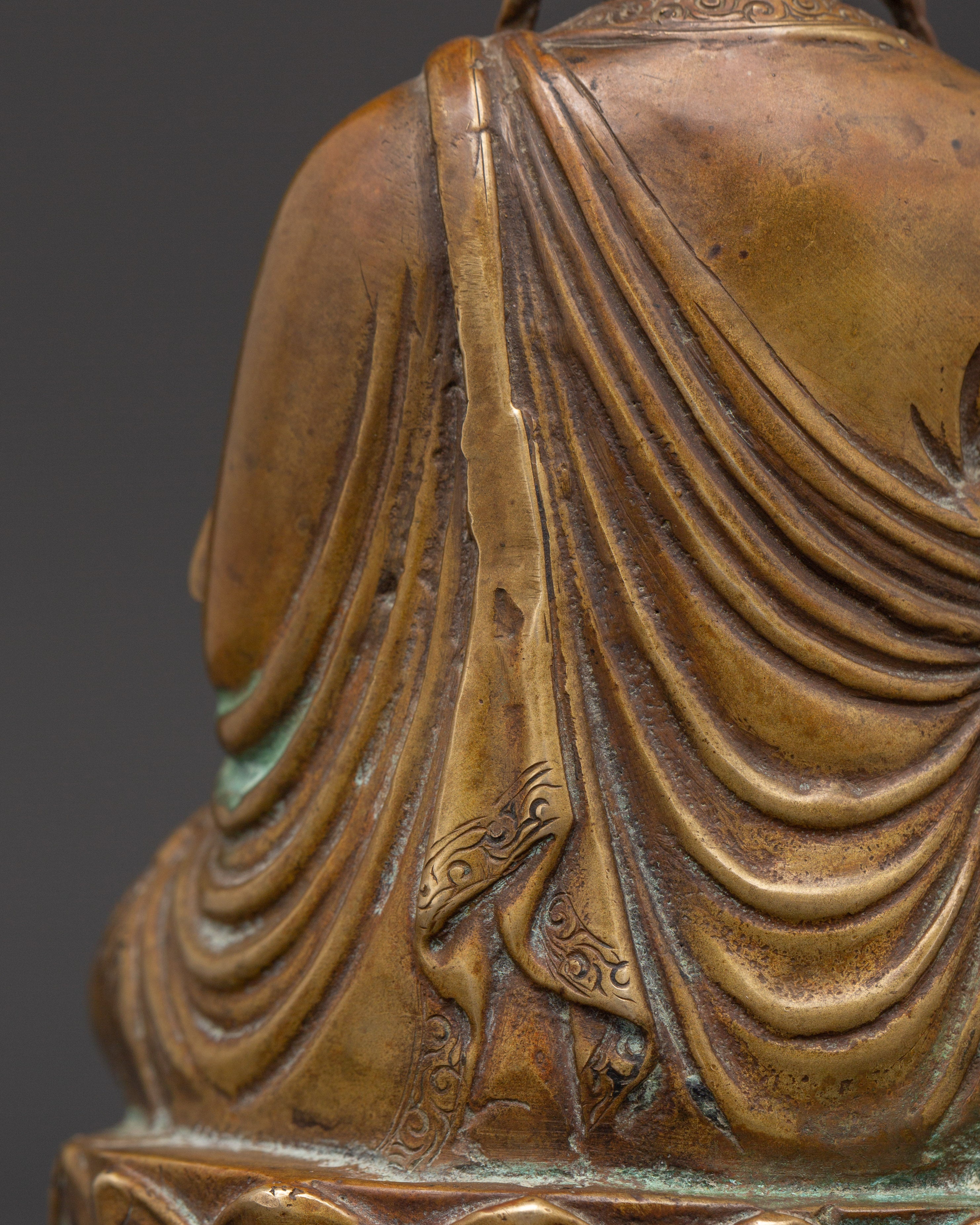 Buddhist Master Copper Statue | Tibetan Spiritual Teacher