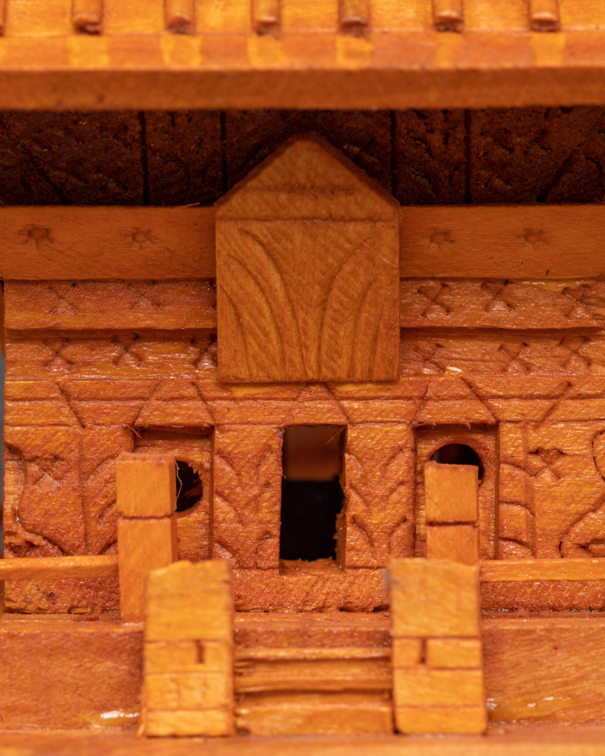 Wooden Buddhist Religious Stupa | For Ritual Use