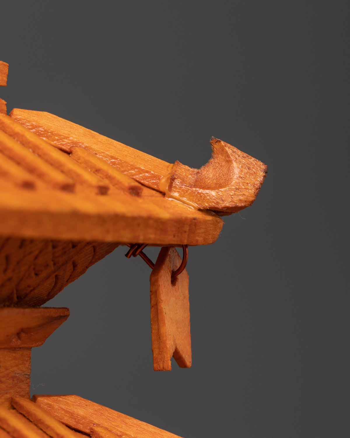 Wooden Buddhist Religious Stupa | For Ritual Use