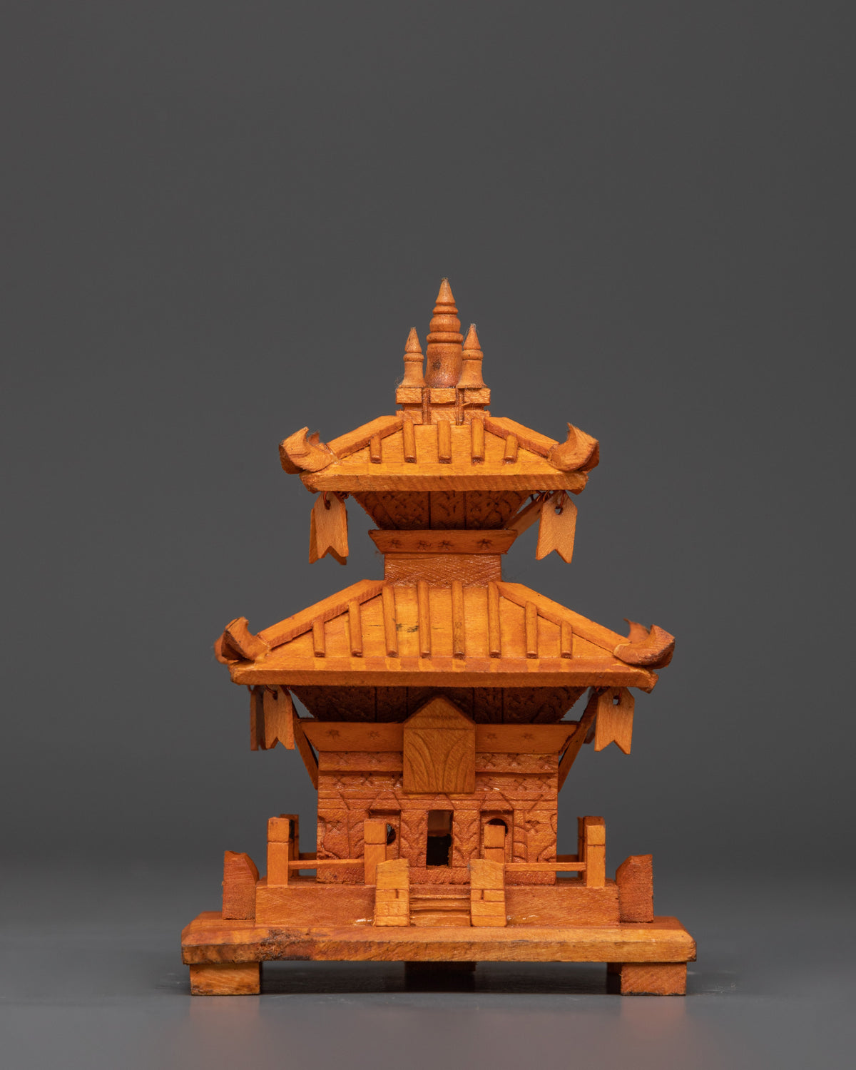 Wooden Buddhist Religious Stupa | For Ritual Use