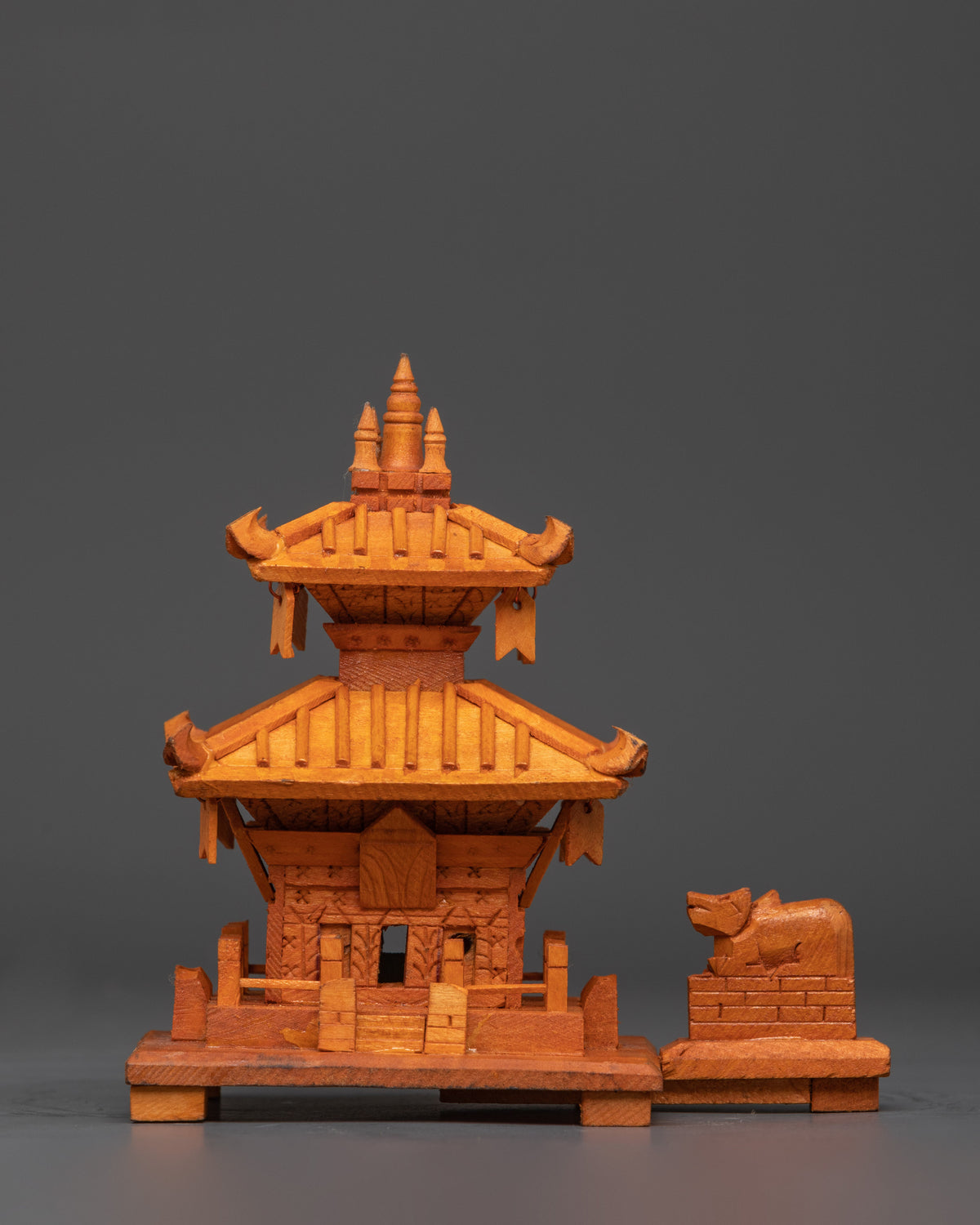 Wooden Buddhist Religious Stupa | For Ritual Use
