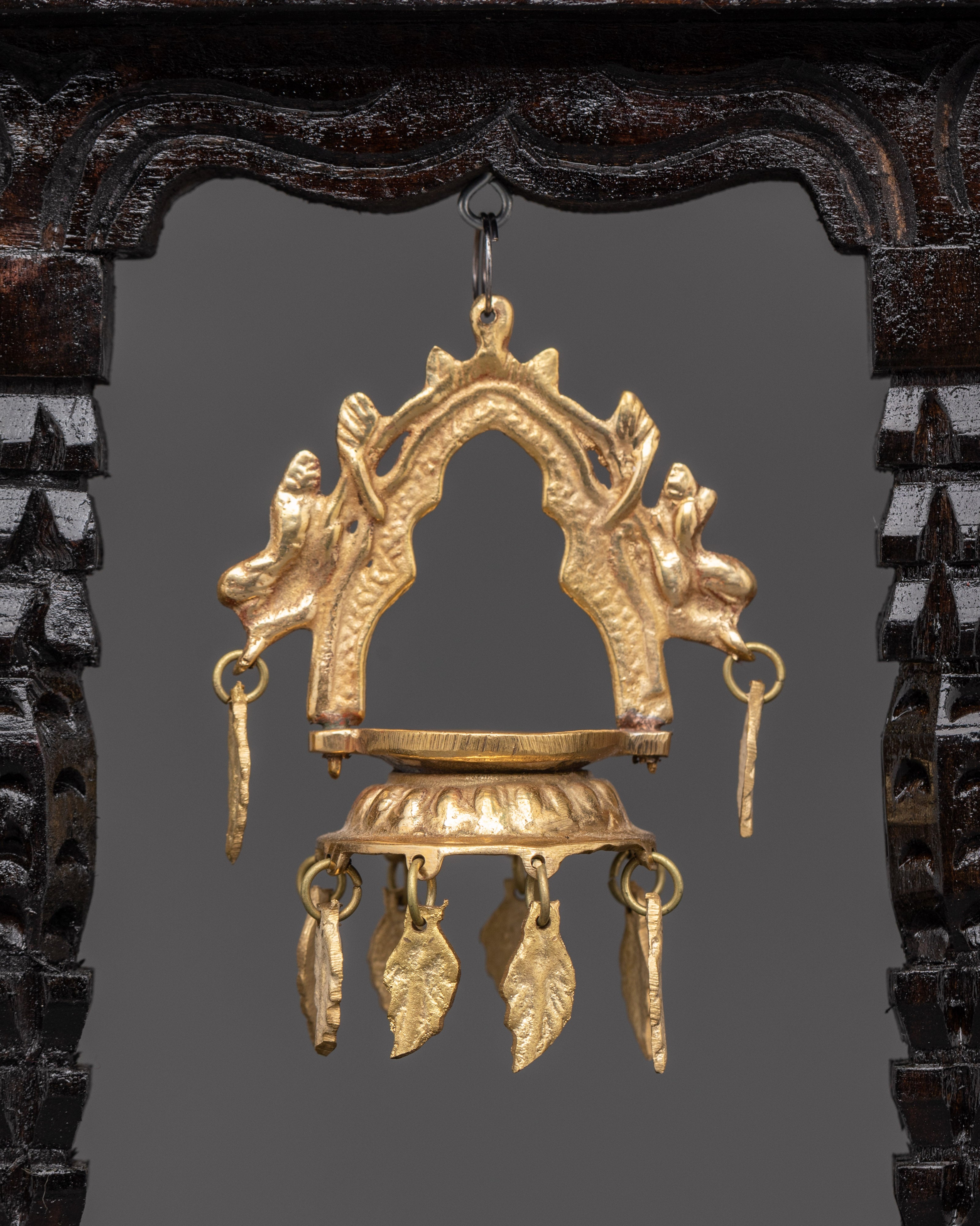 Dhalucha With Wooden Frame For Tibetan Rituals