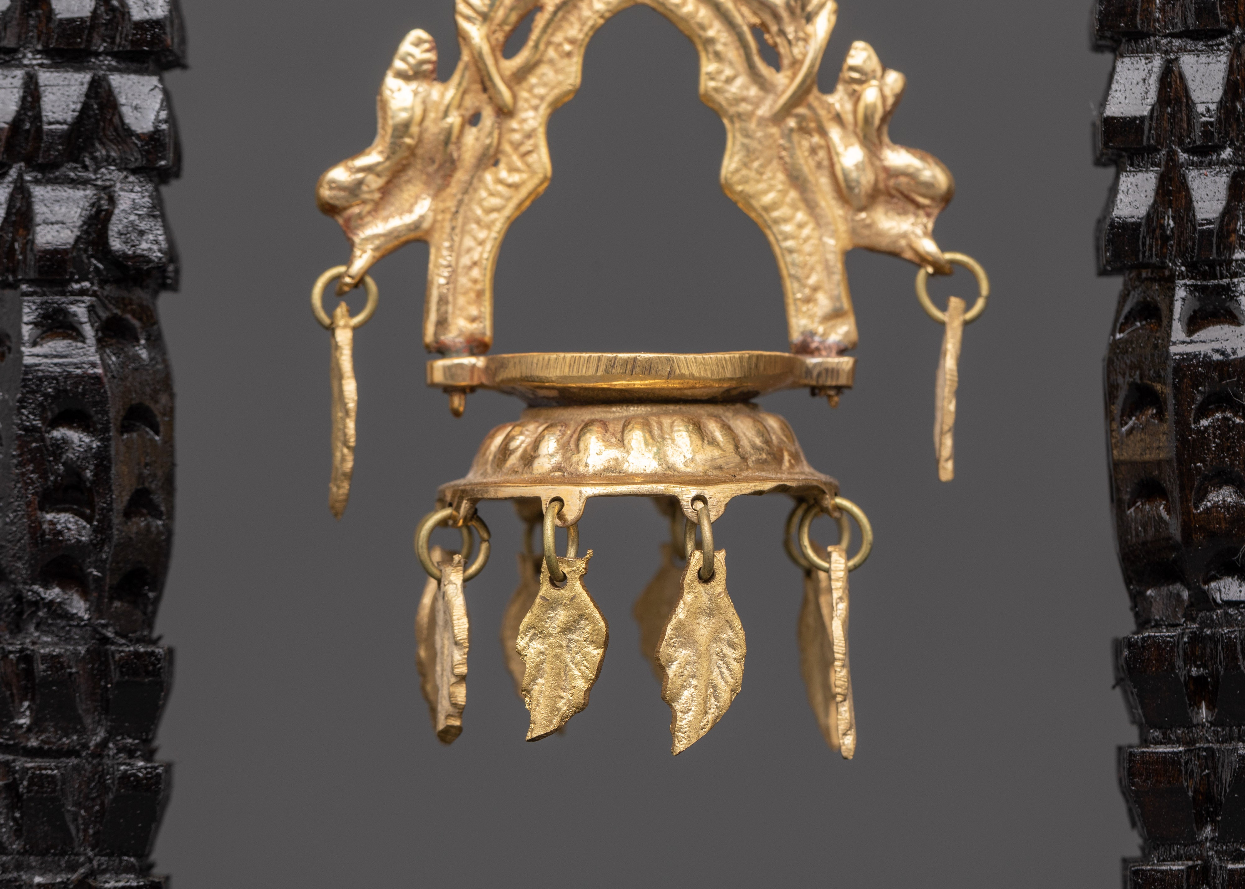 Dhalucha With Wooden Frame For Tibetan Rituals