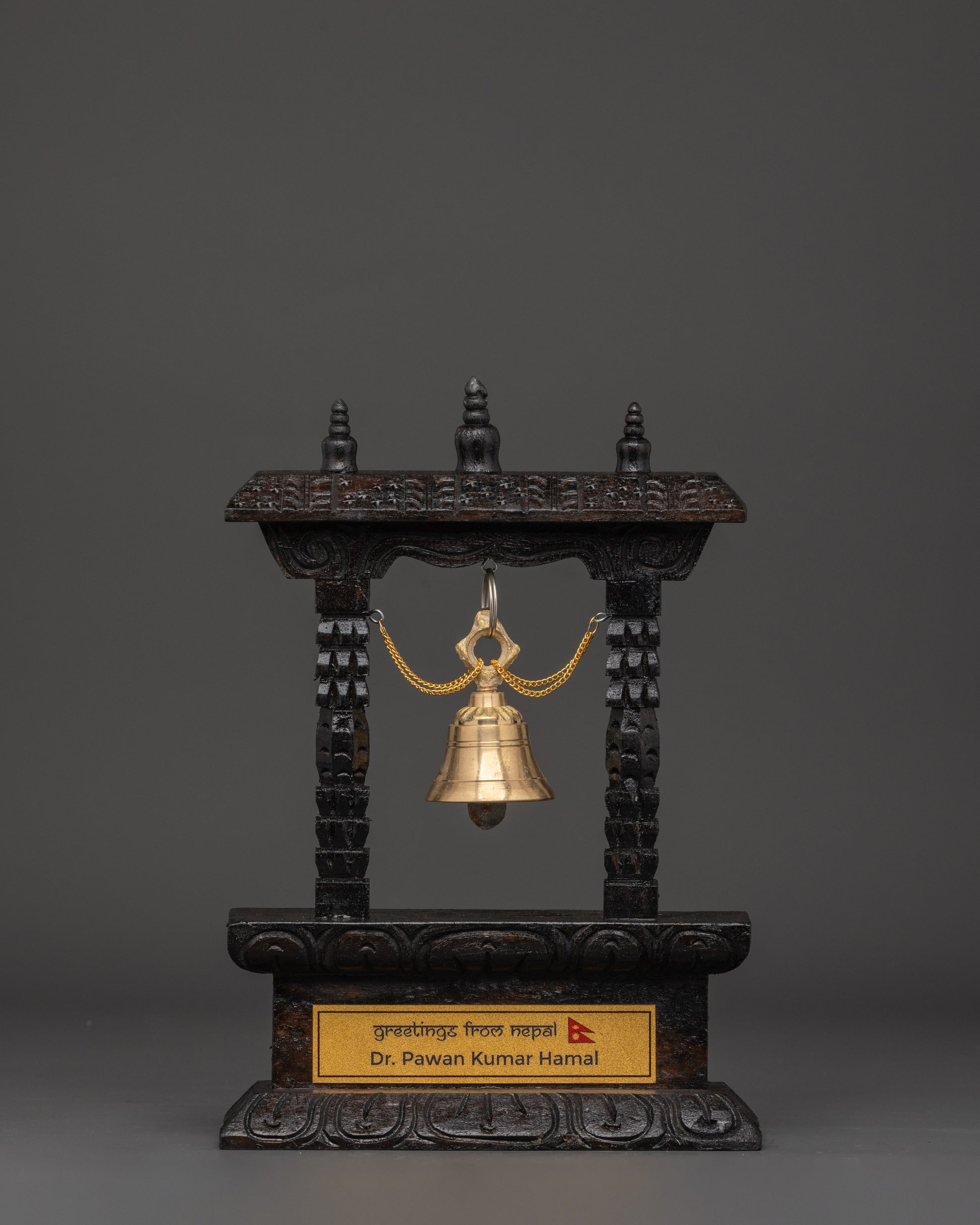 Traditional Buddhist Hanging Bell Decor