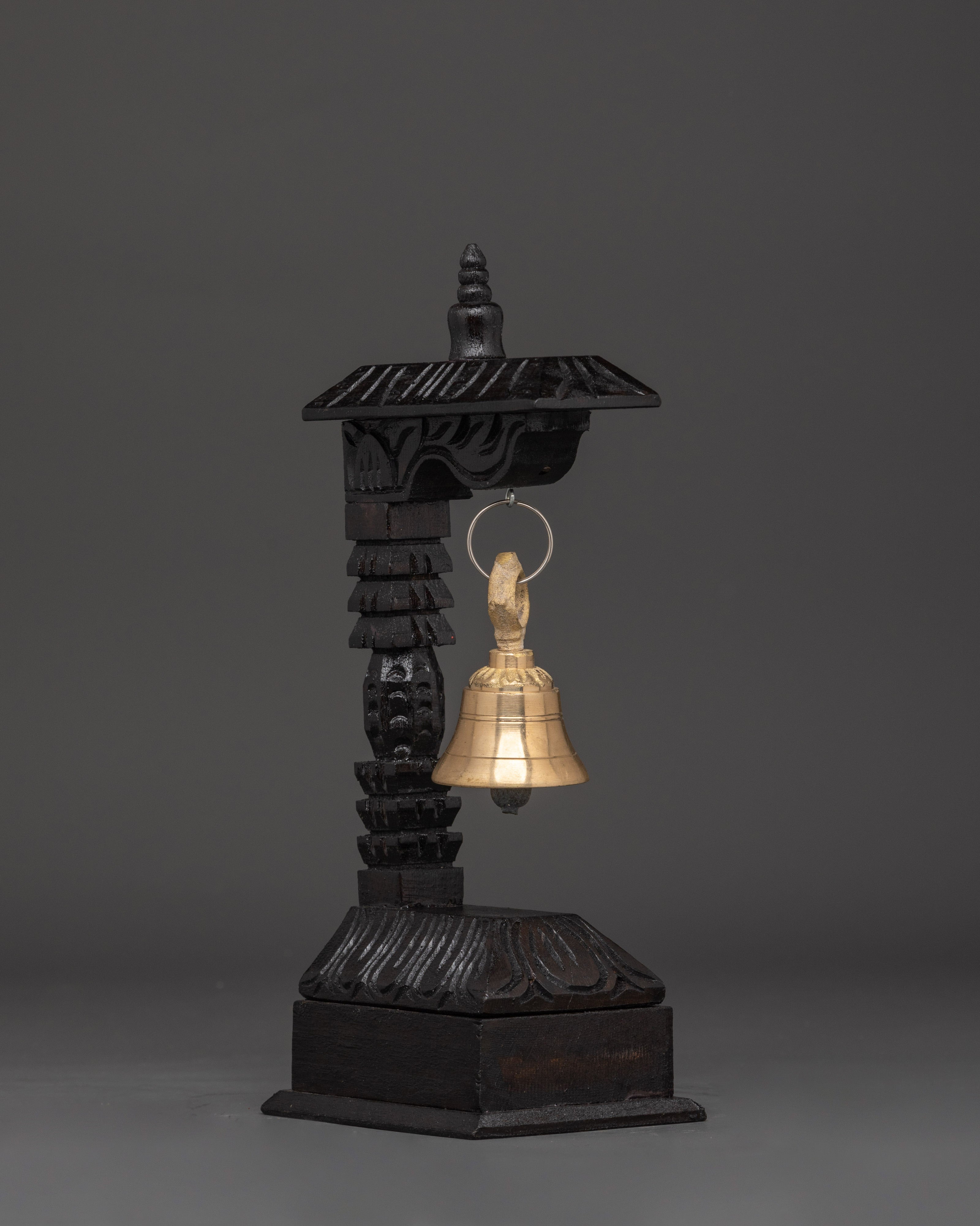 Bell With Wooden Stand | Meditation And Rituals