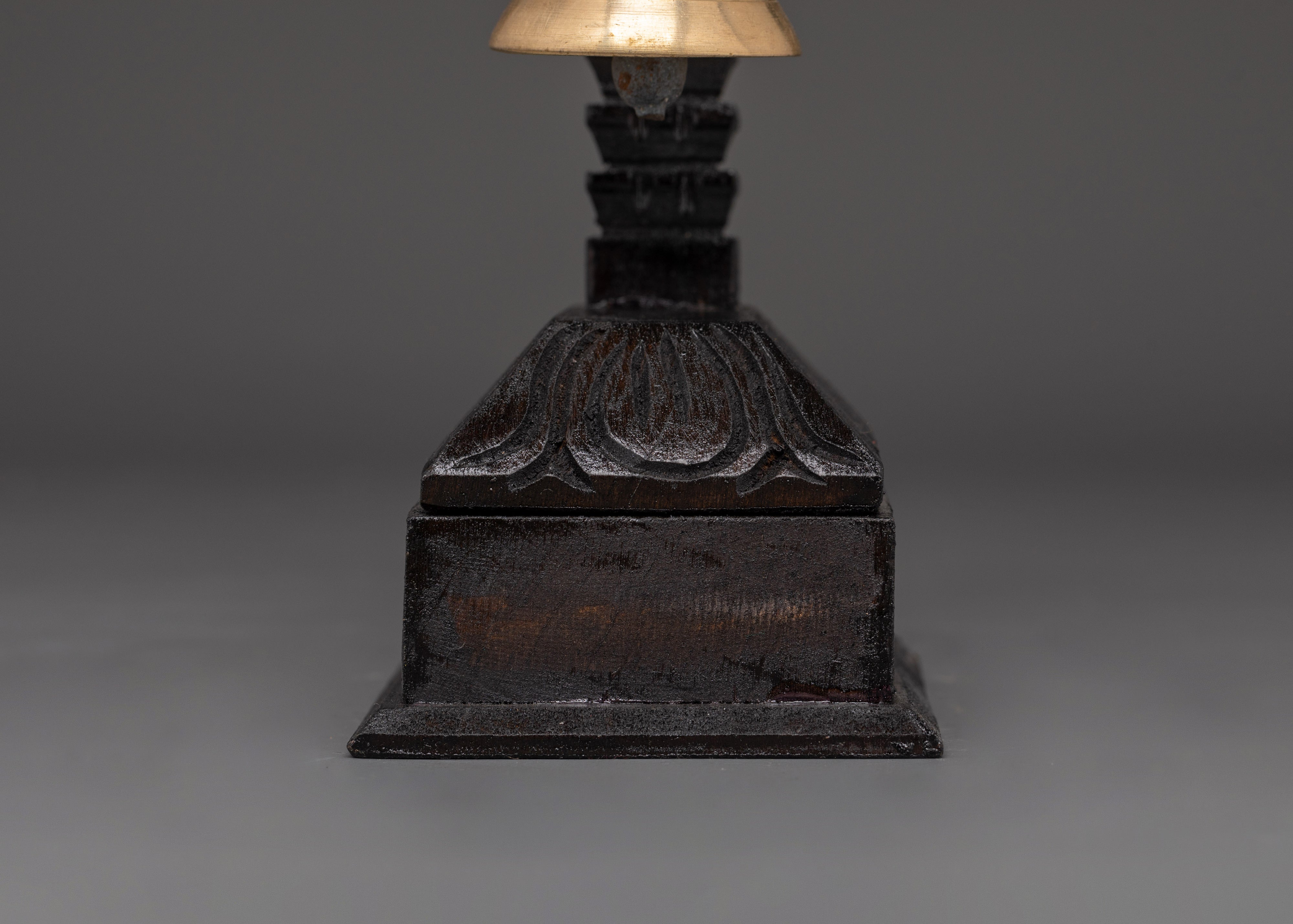 Bell With Wooden Stand | Meditation And Rituals