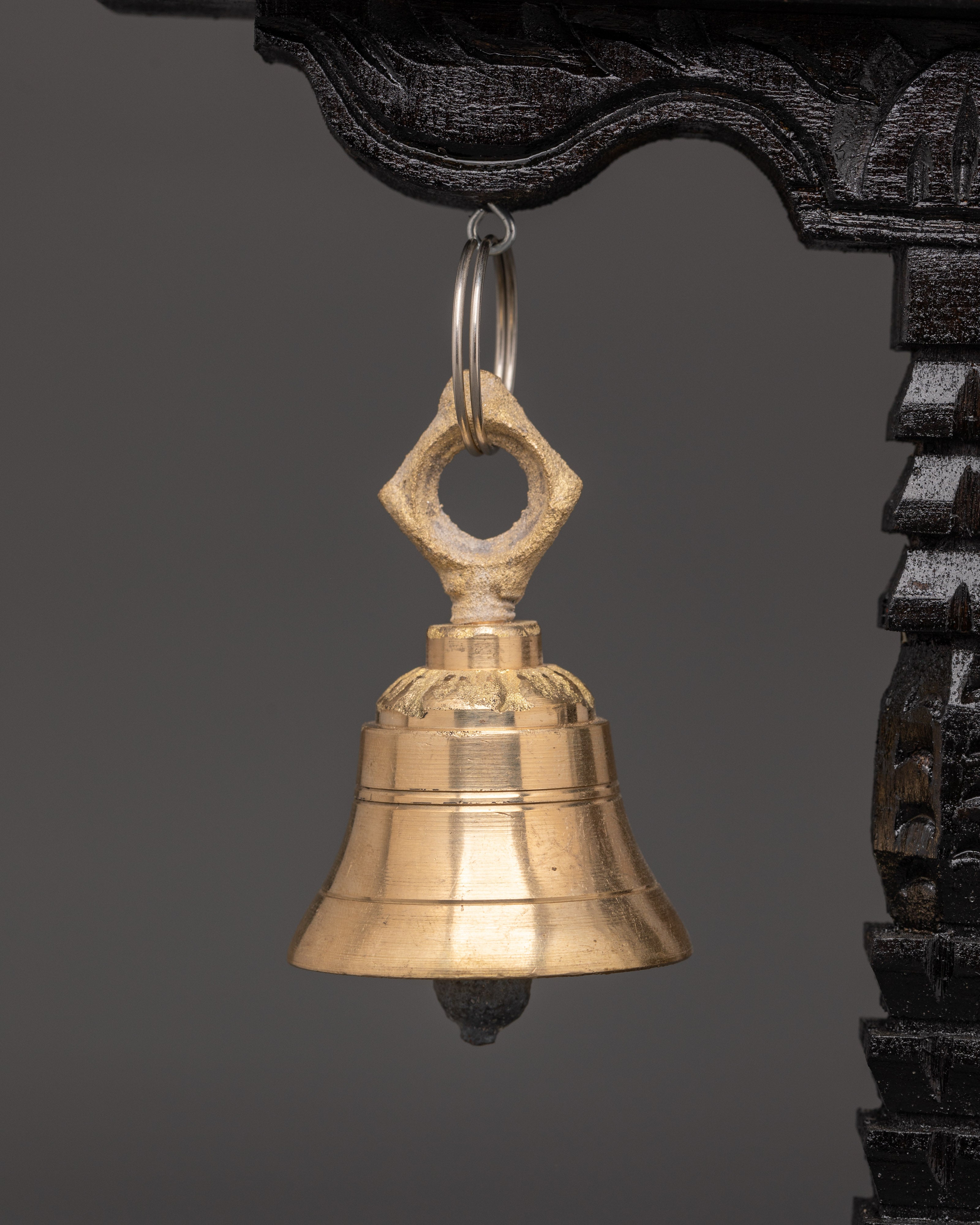 Bell With Wooden Stand | Meditation And Rituals