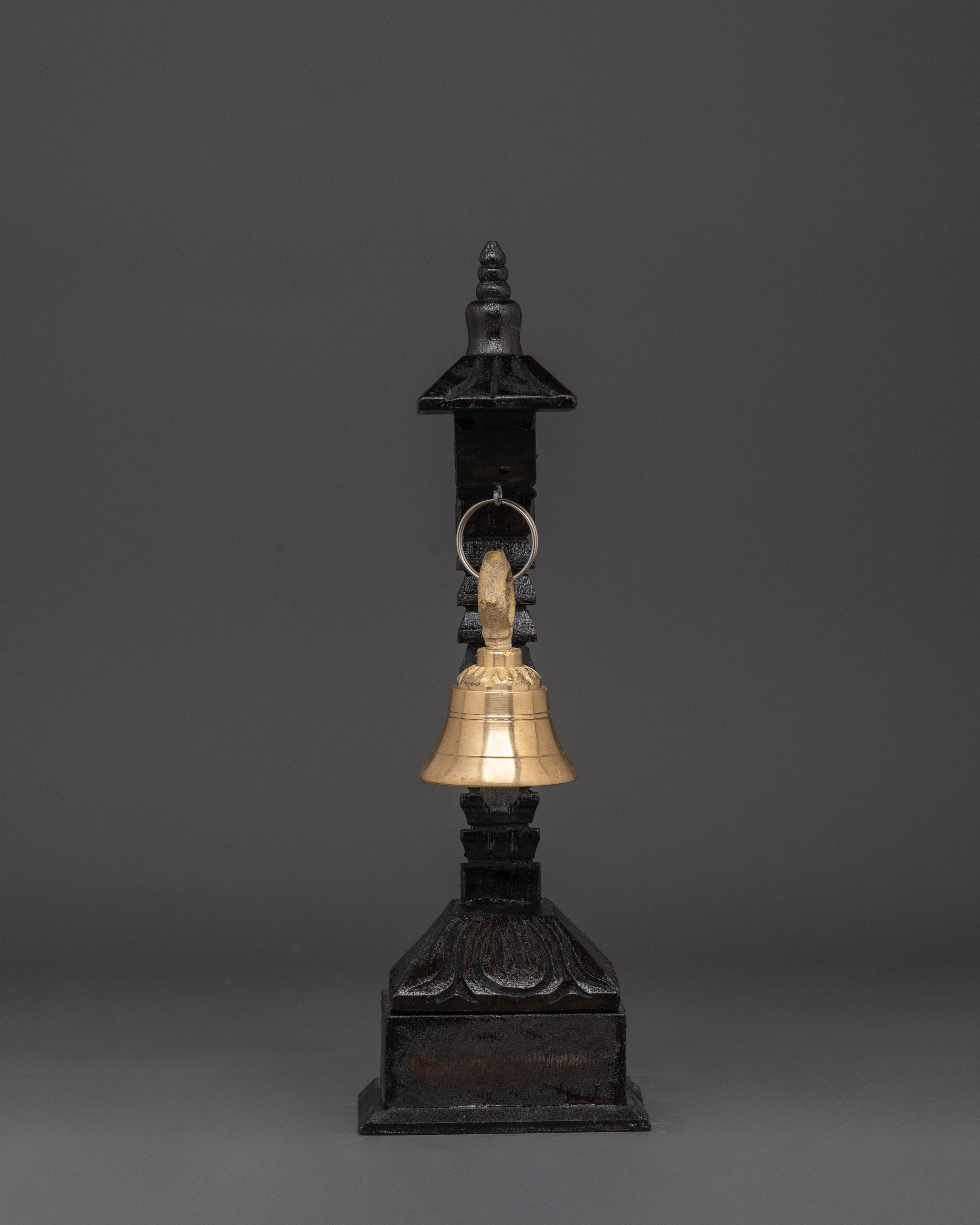 Bell With Wooden Stand | Meditation And Rituals