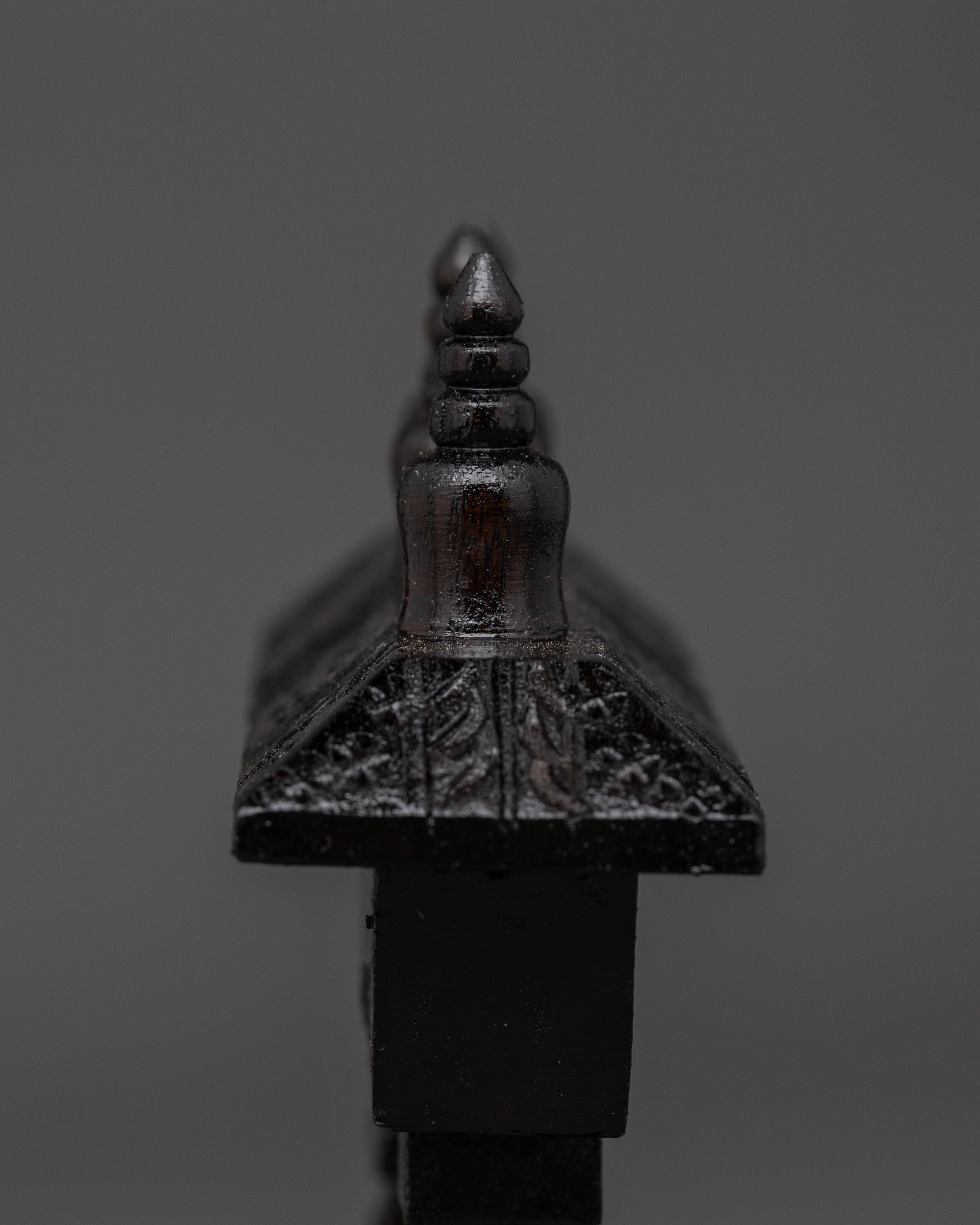 Bell on Wooden Frame | Tibetan Rituals and Meditation
