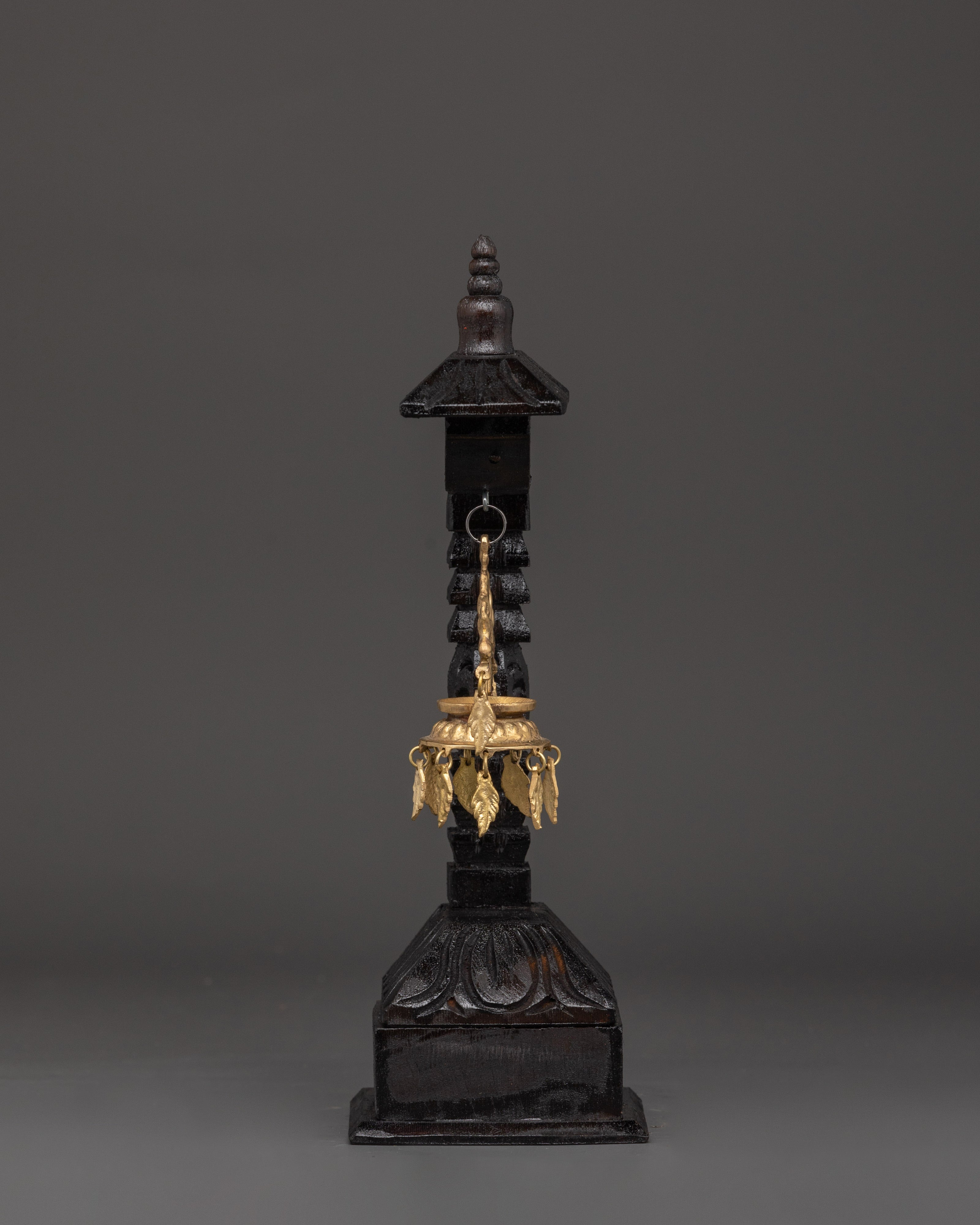 Traditional Dhalucha with Stand | Spiritual Lamp for Prayer and Meditation
