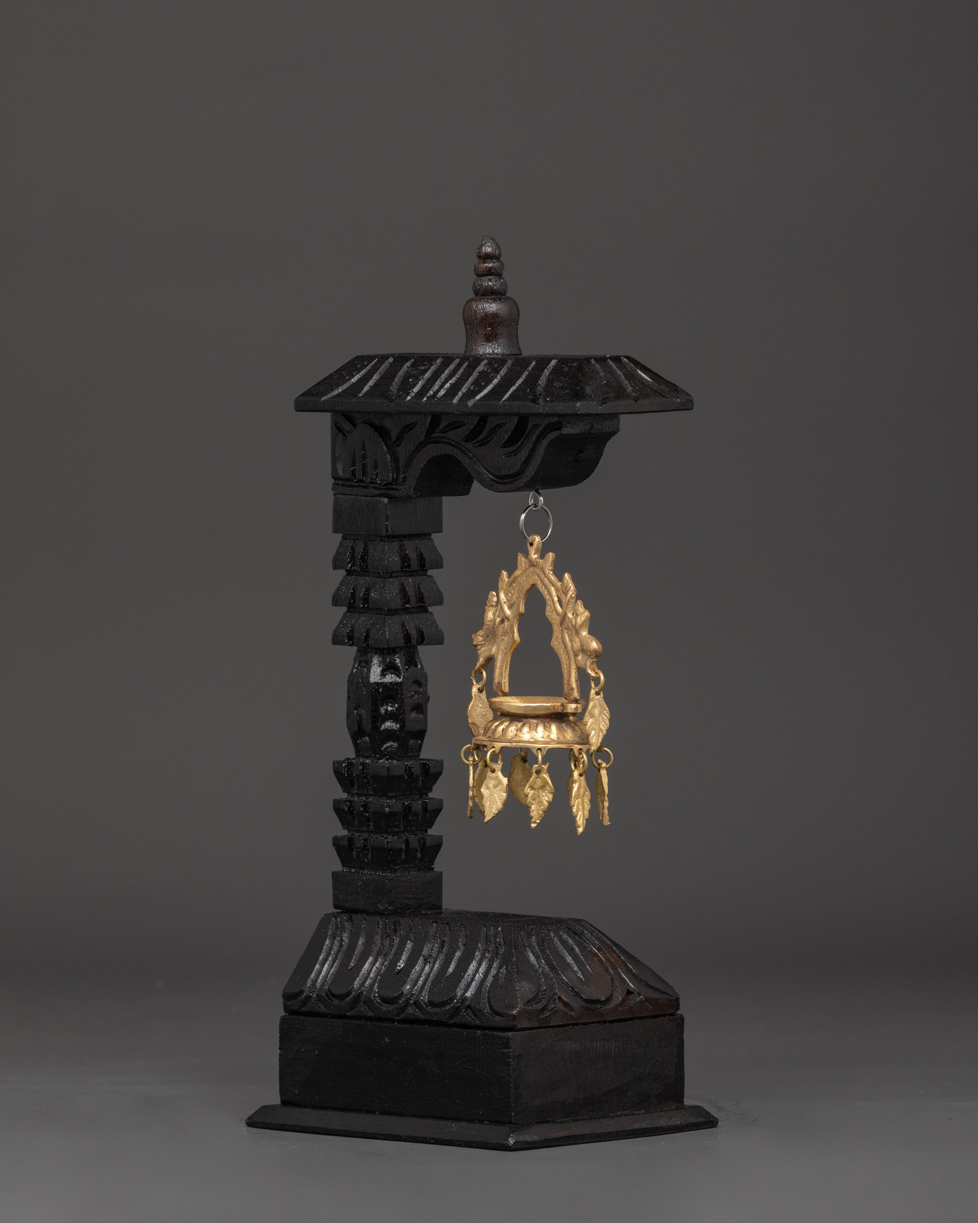 Traditional Dhalucha with Stand | Spiritual Lamp for Prayer and Meditation