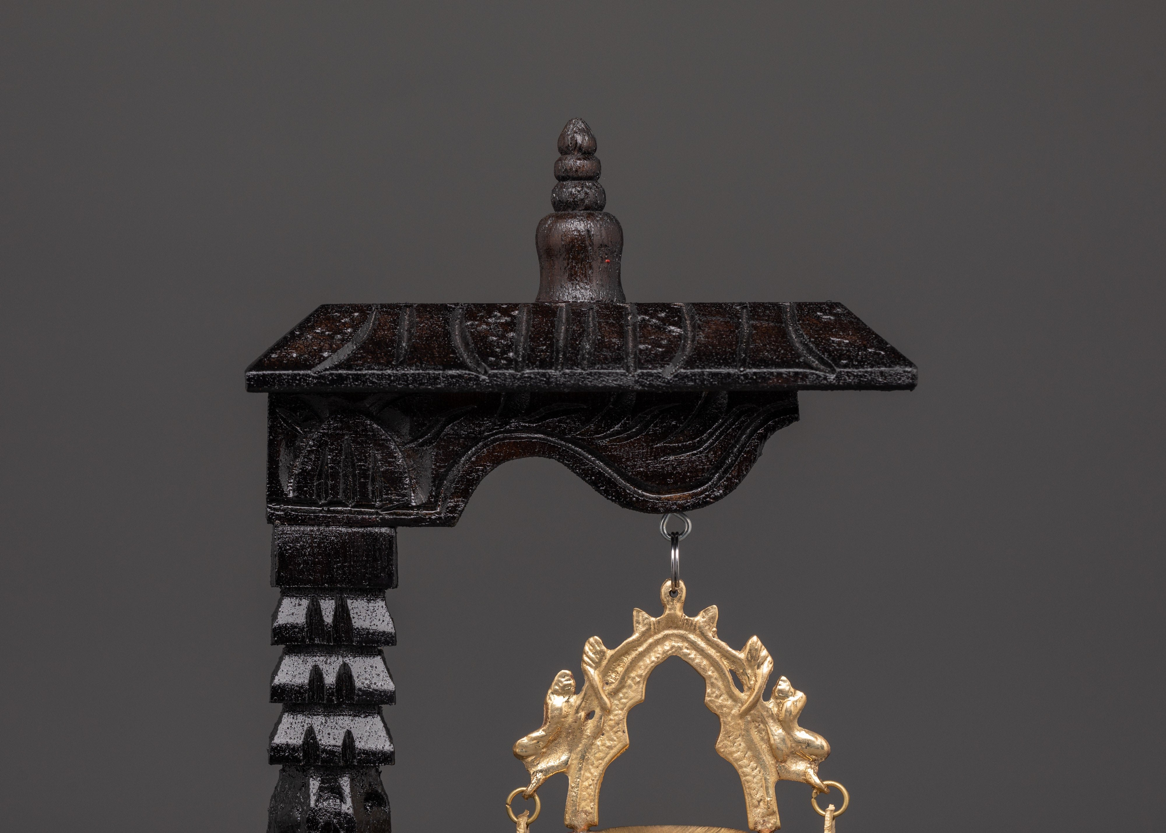 Traditional Dhalucha with Stand | Spiritual Lamp for Prayer and Meditation