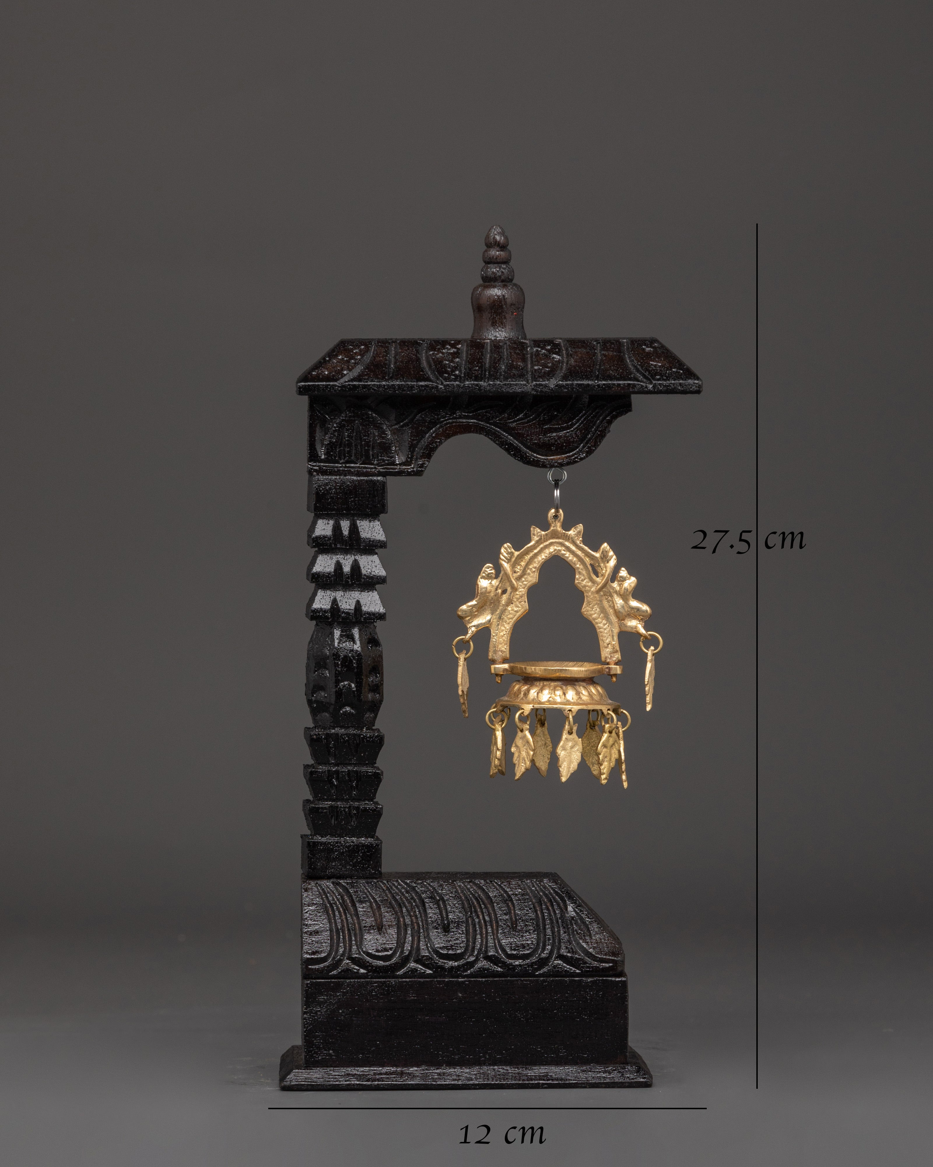 Traditional Dhalucha with Stand | Spiritual Lamp for Prayer and Meditation