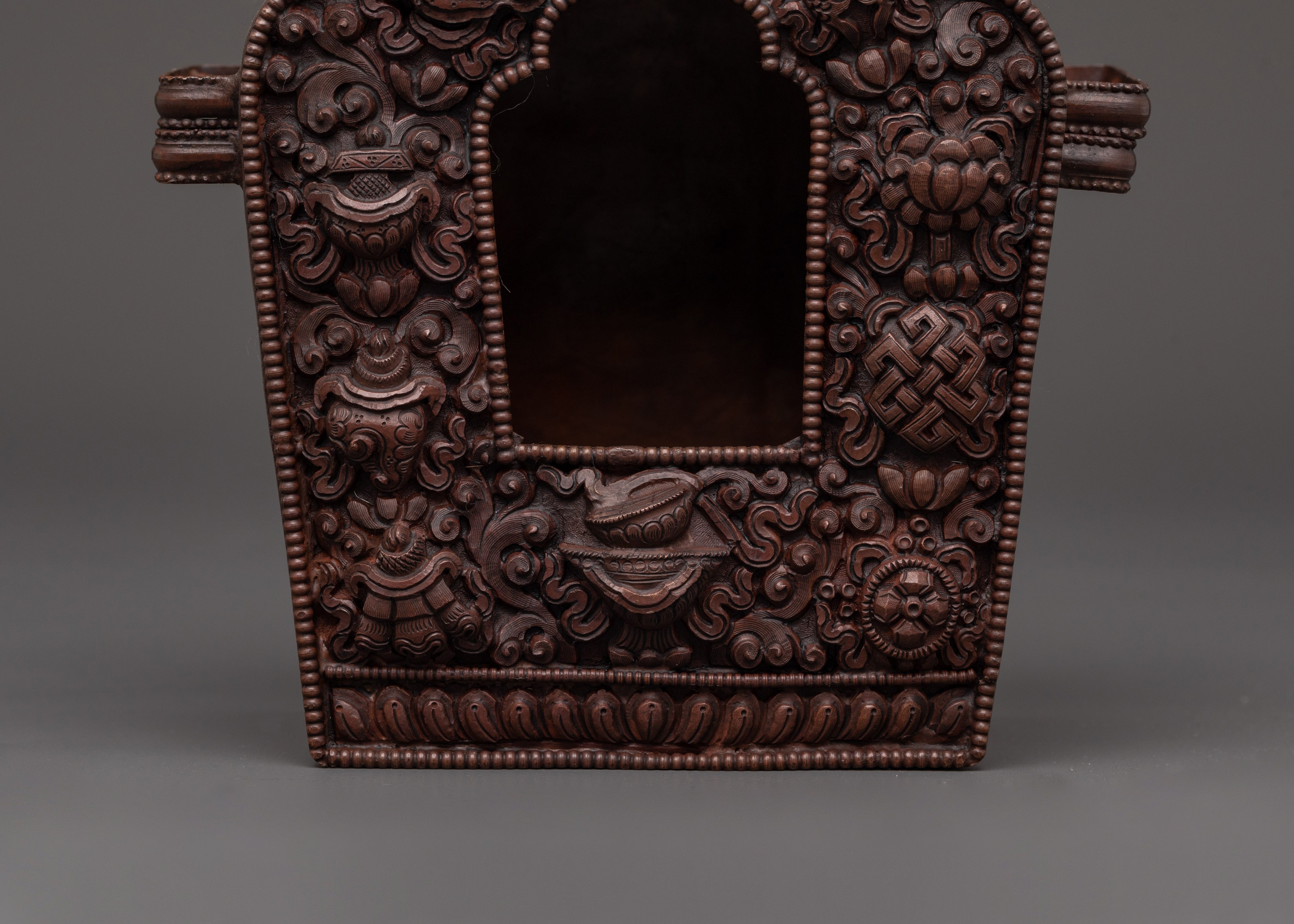 Handcrafted Buddhist Altar Box for Ritual and Meditation