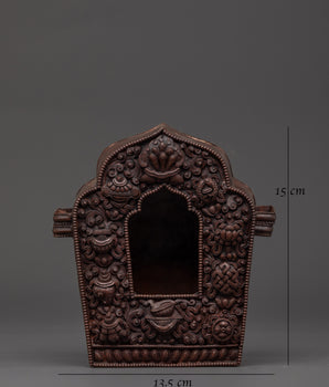 Handcrafted Buddhist Altar Box for Ritual and Meditation