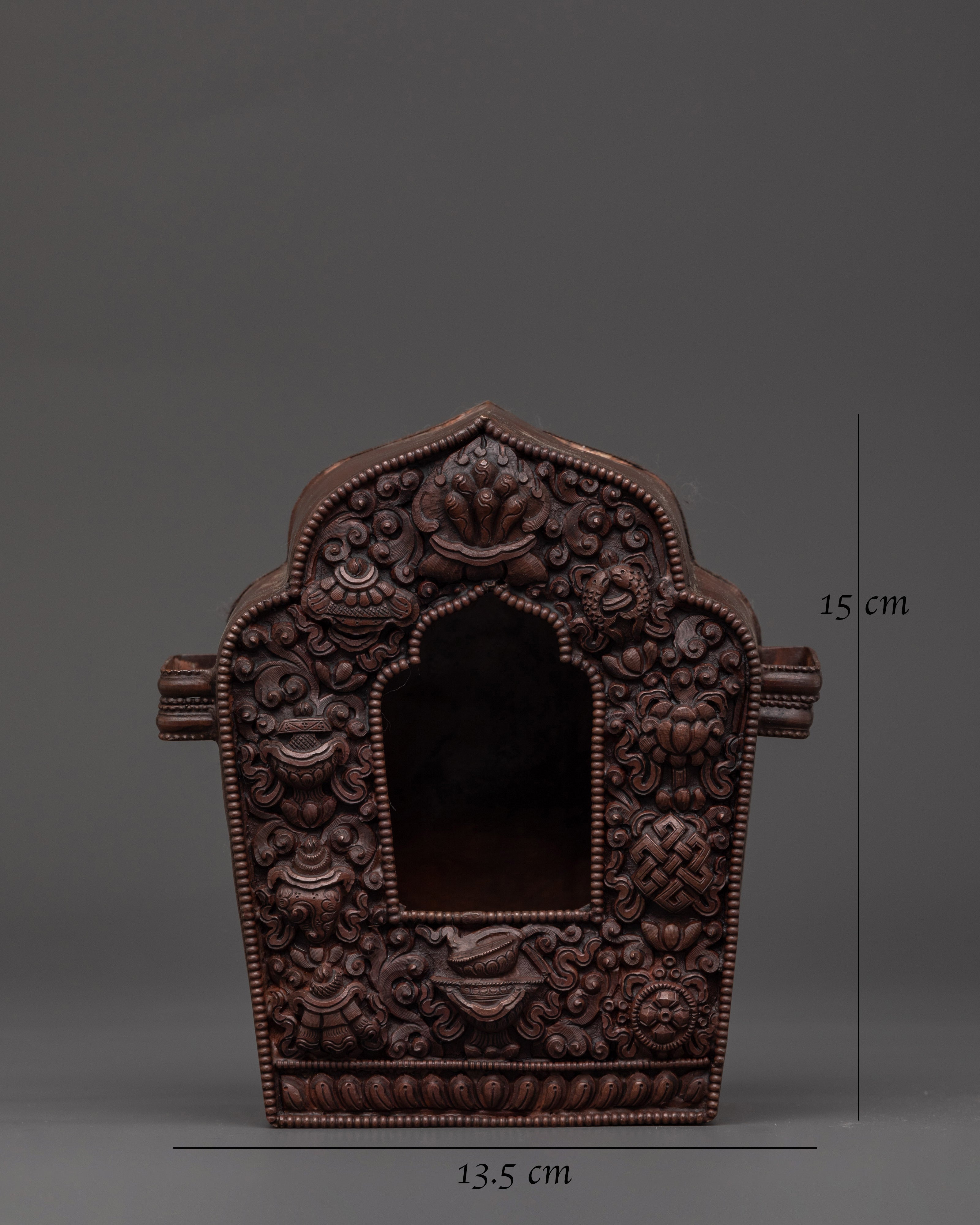 Handcrafted Buddhist Altar Box for Ritual and Meditation