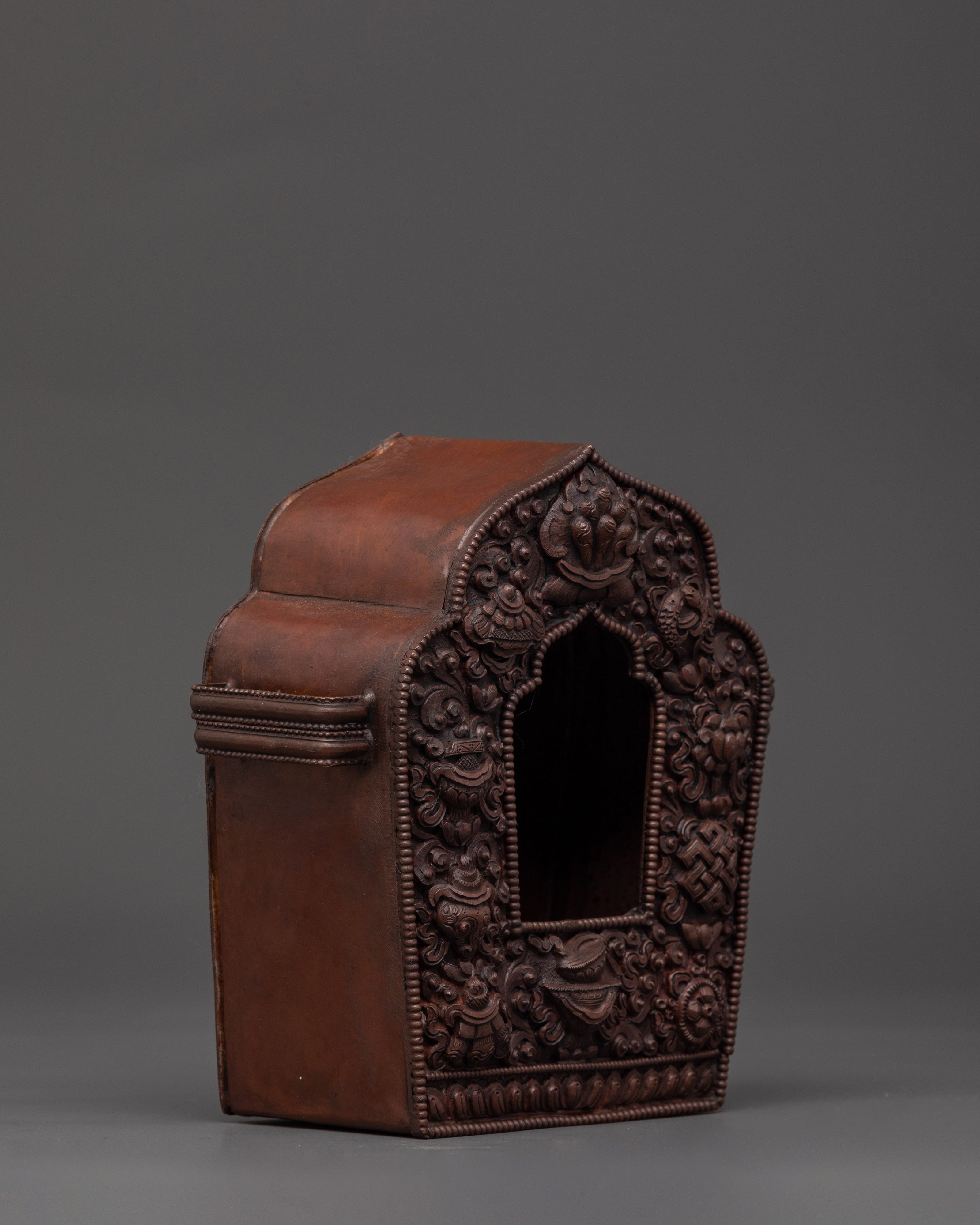 Handcrafted Buddhist Altar Box for Ritual and Meditation