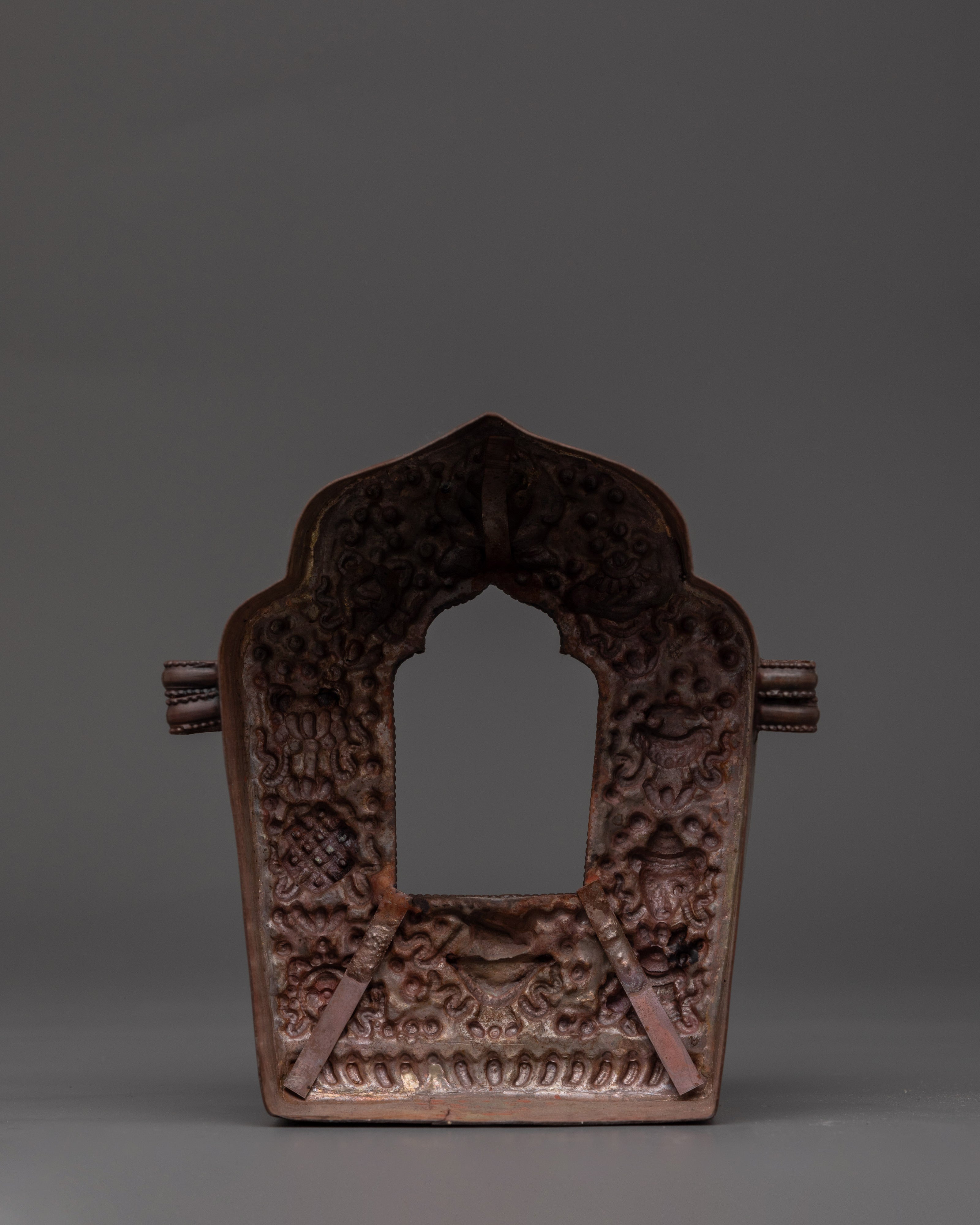 Handcrafted Buddhist Altar Box for Ritual and Meditation