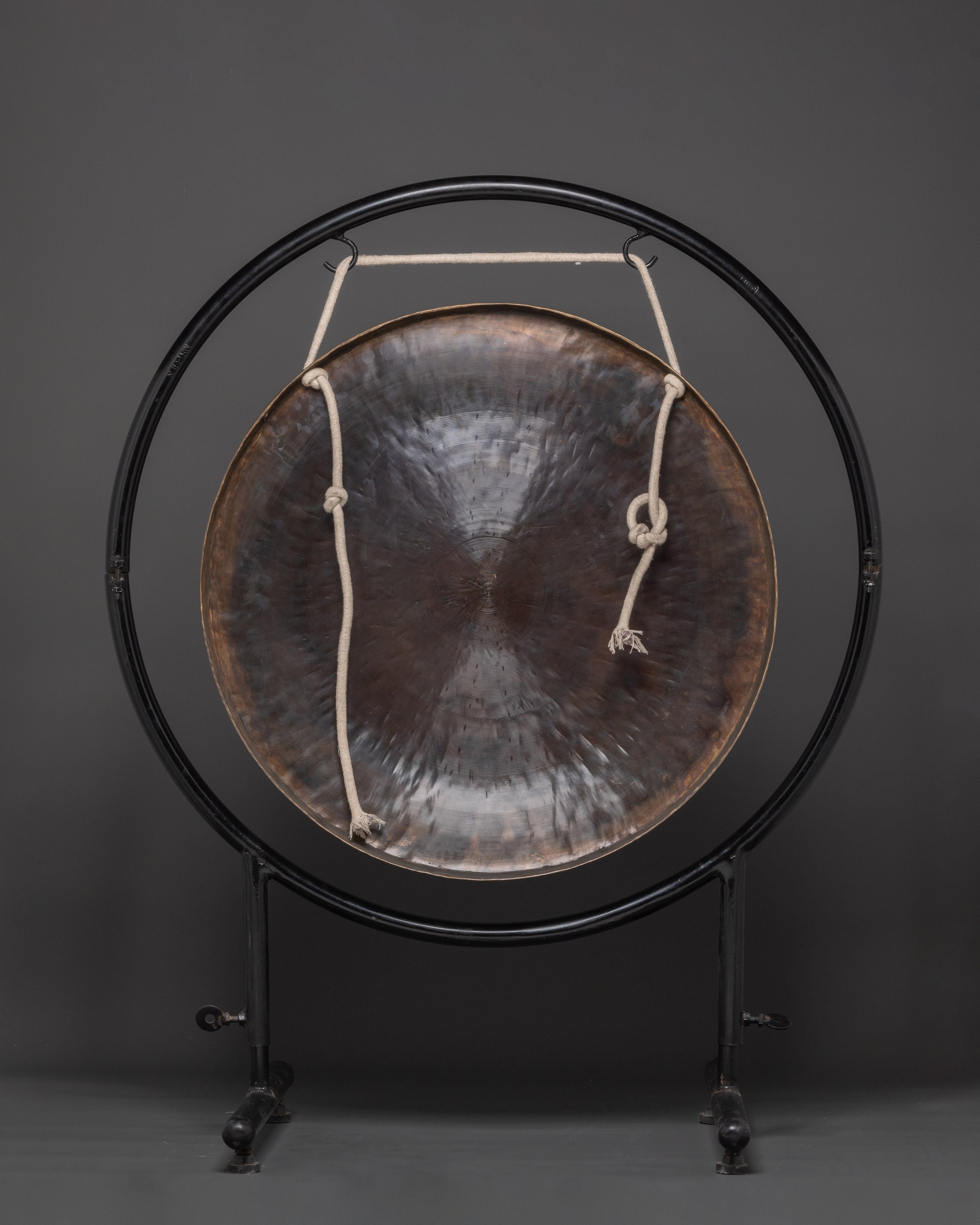 Tibetan Mantra Gong | Handcrafted Brass Gong with Tara Buddha