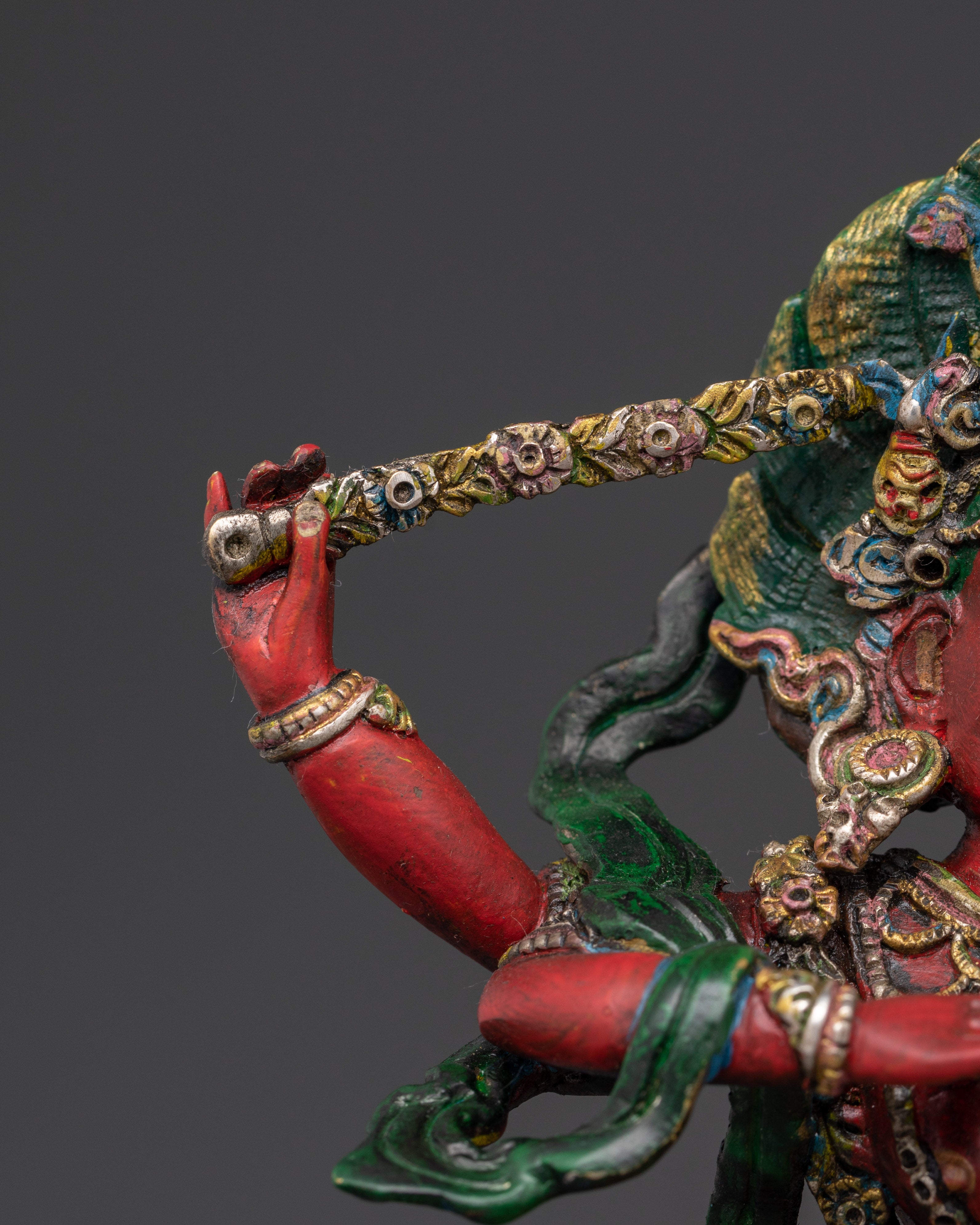 Kurukulla Tantric Goddess Statue | Handcrafted Sculpture with Acrylic Detailing
