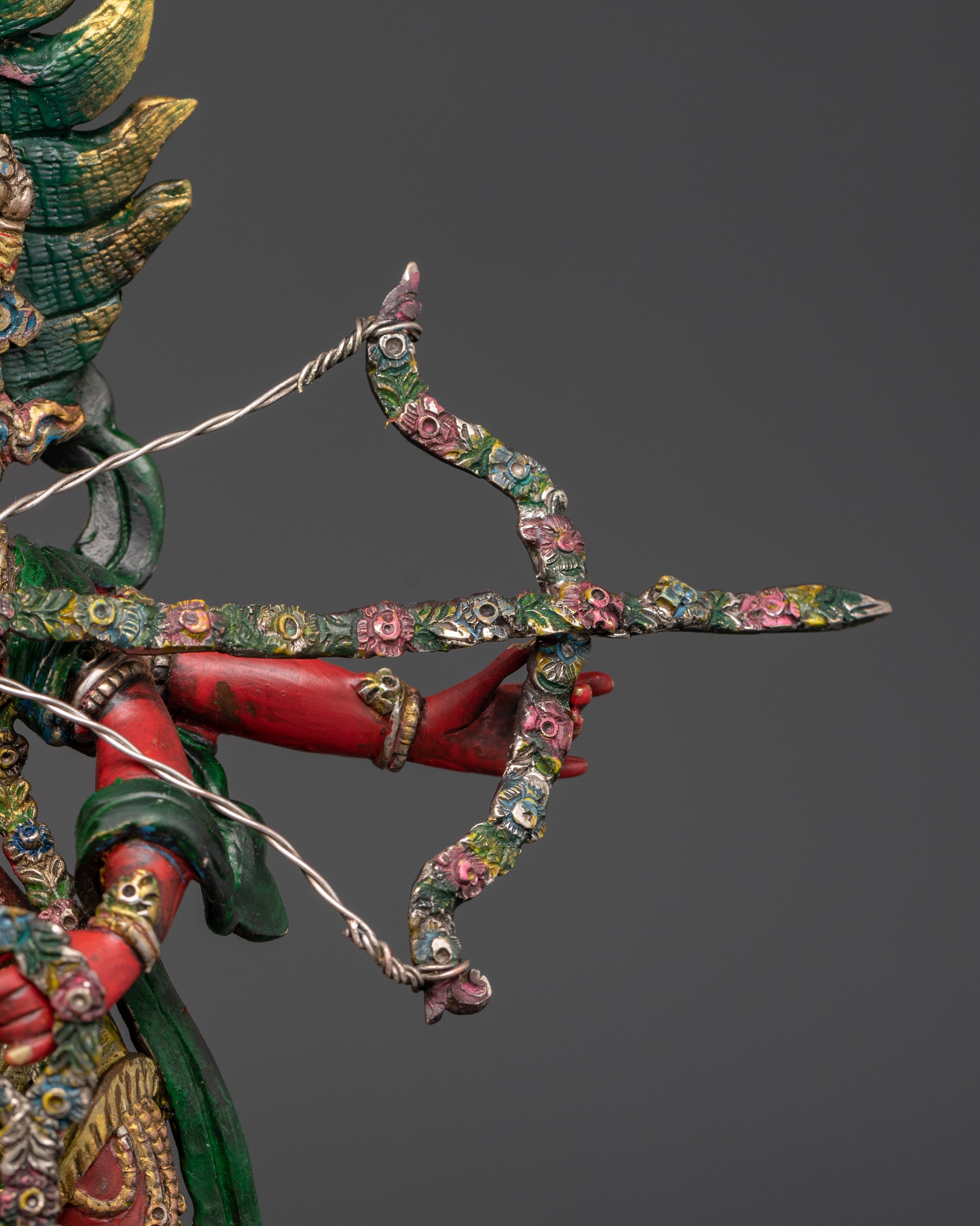 Kurukulla Tantric Goddess Statue | Handcrafted Sculpture with Acrylic Detailing