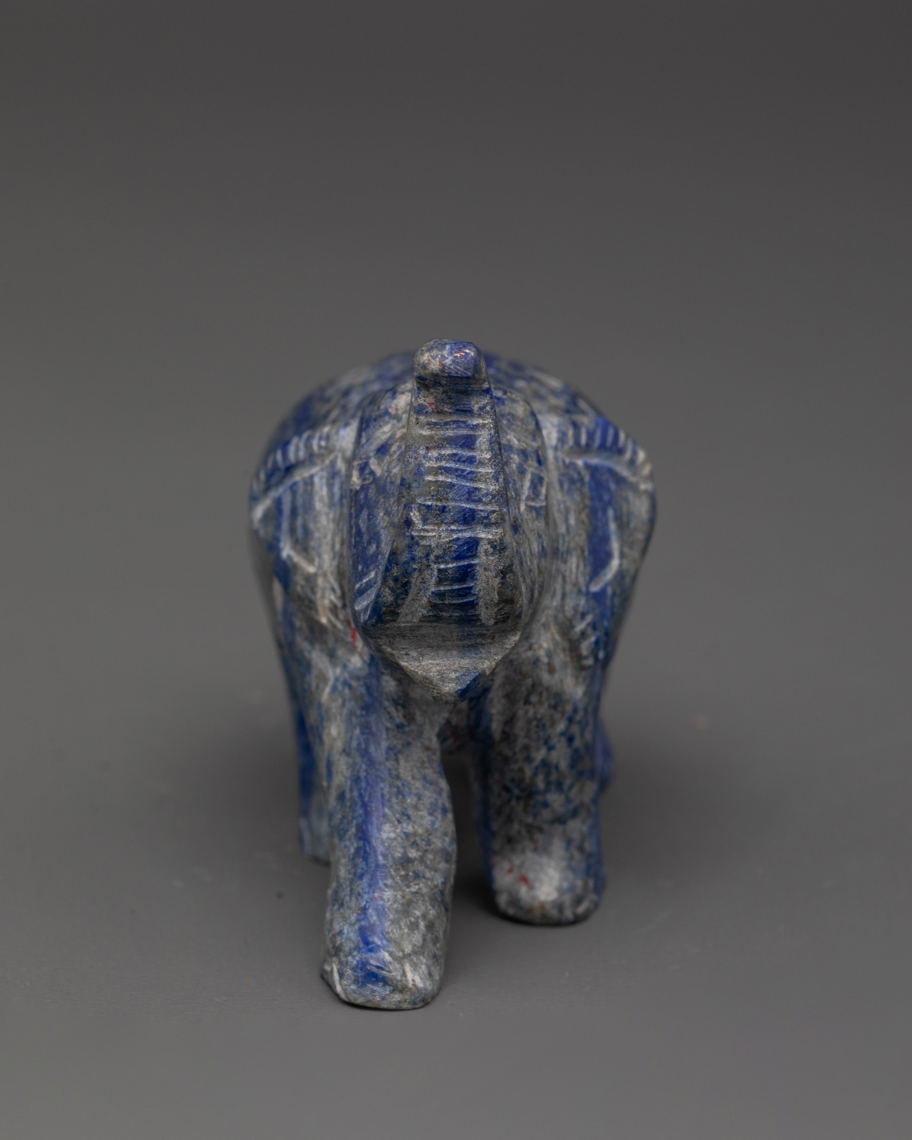 Handcrafted Lapis Lazuli Elephant | For Home Decor & Collectors