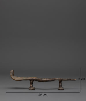 Handcrafted Snake Door Handle for Protection | Decorative Sacred Brass Handle