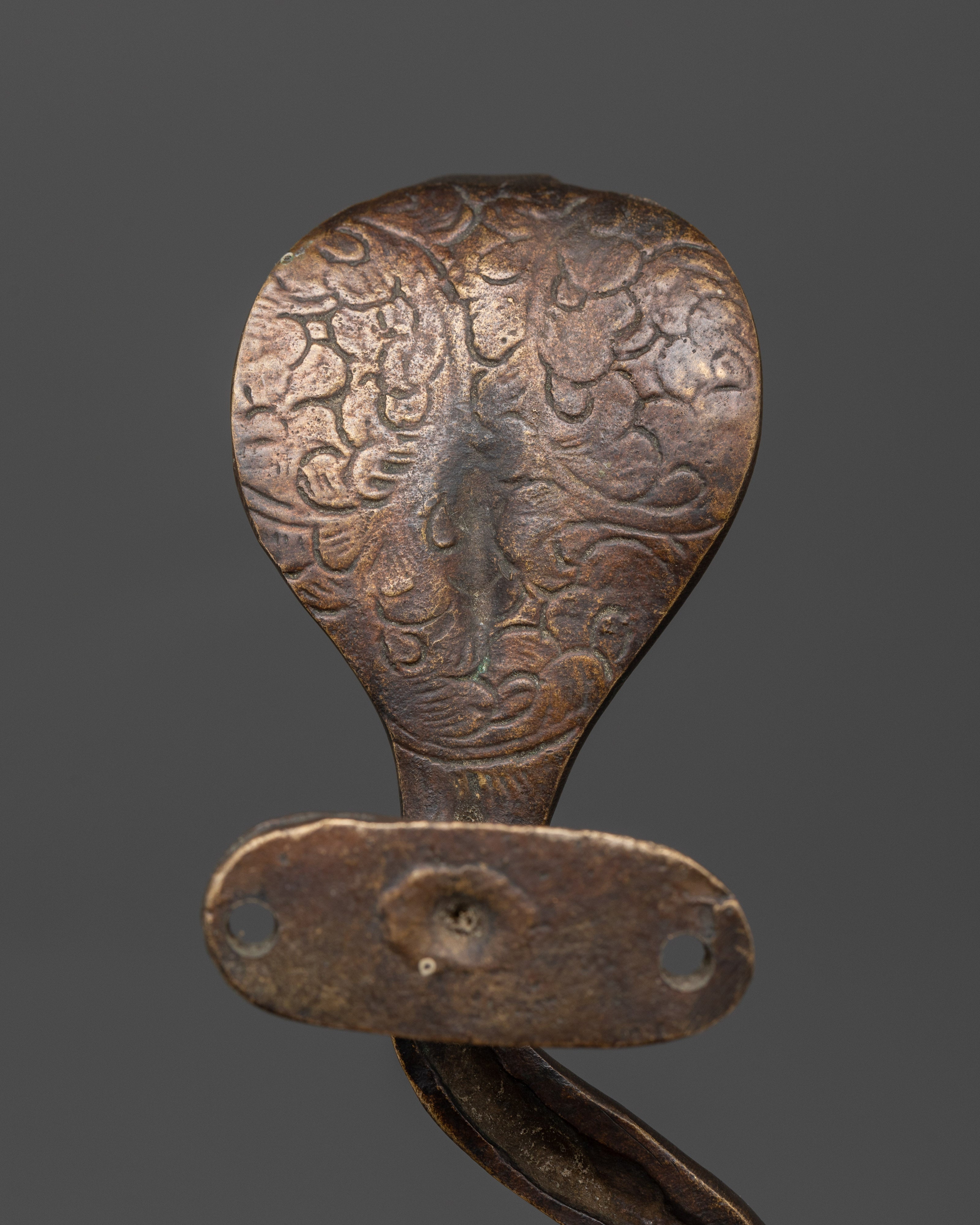 Handcrafted Snake Door Handle for Protection | Decorative Sacred Brass Handle
