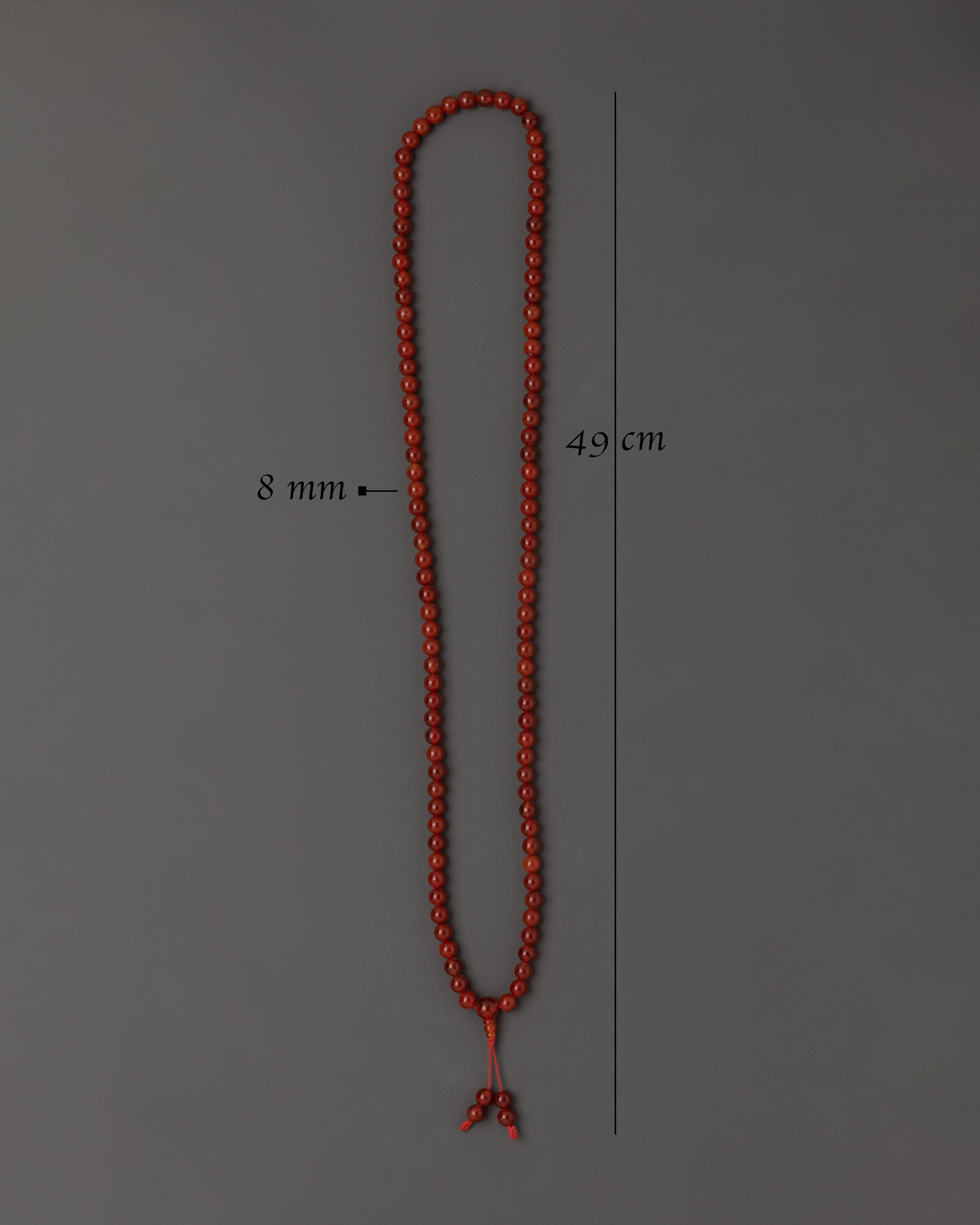Artificial Beads Sacred Mala | Handcrafted 49cm Sacred Mala