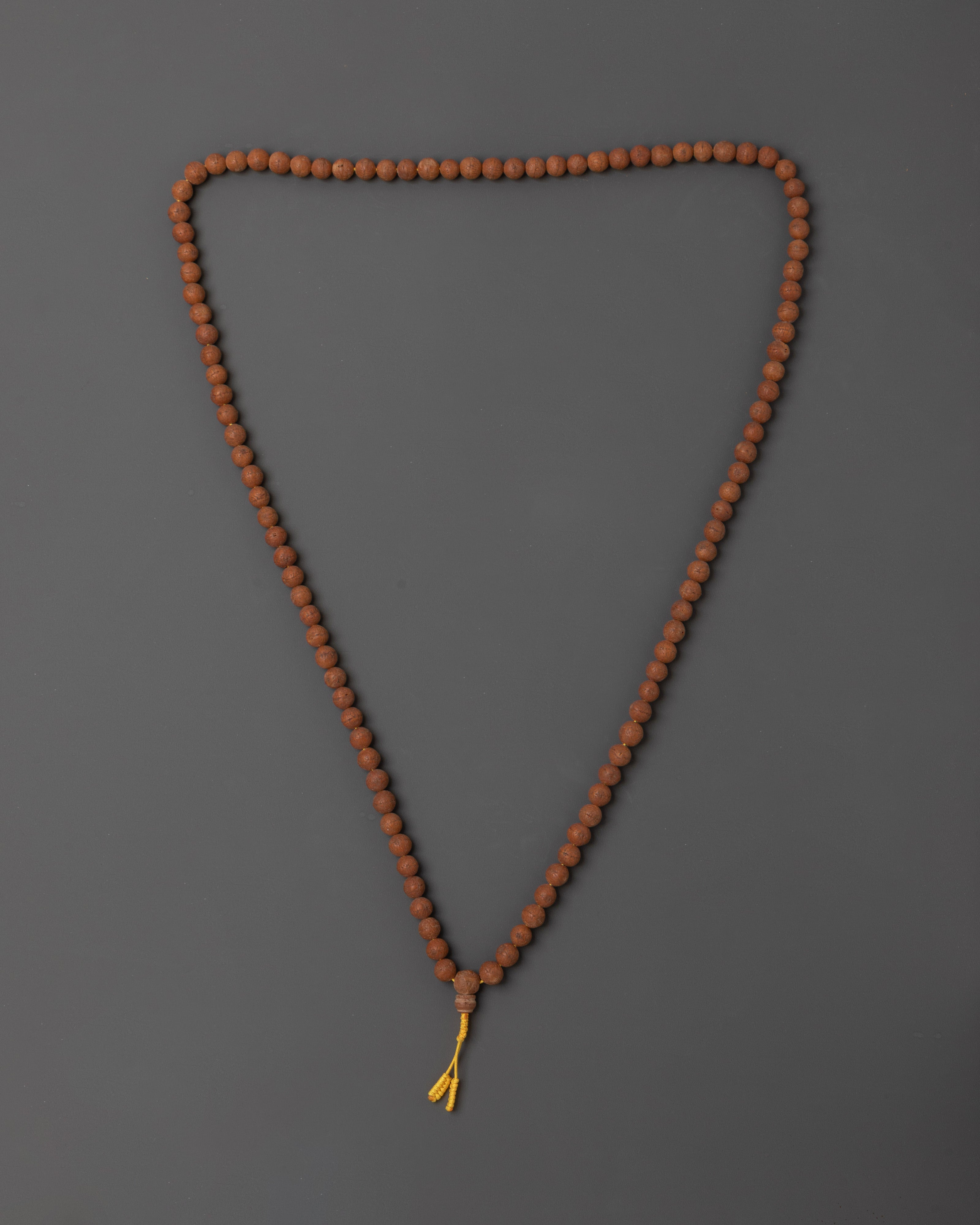 Rudraksha Japa Mala Beads Necklace | 108 Beads Buddhist Prayer Mala