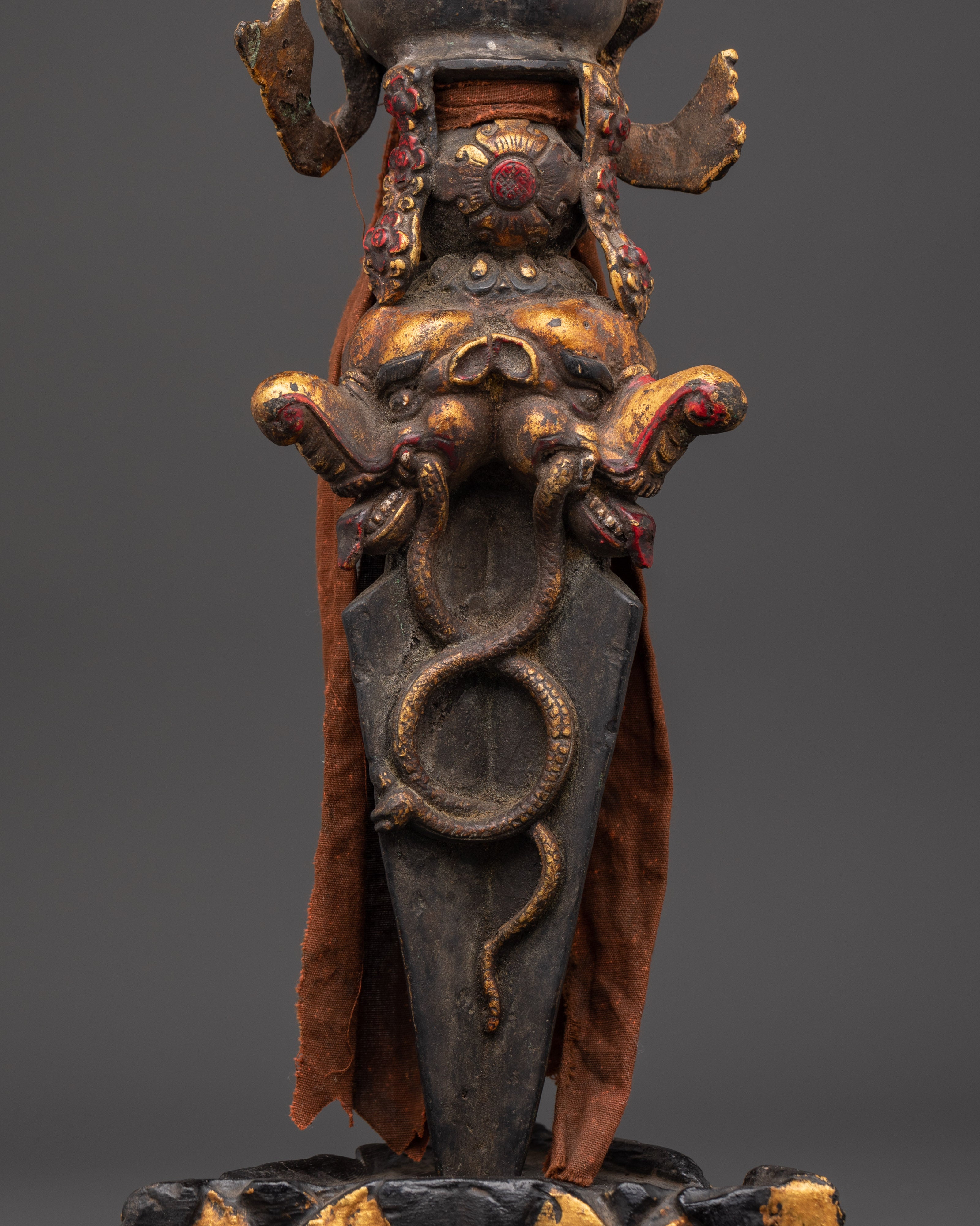 Handmade Phurba Ritual Dagger | Spiritual Protection and Vajrayana Practice