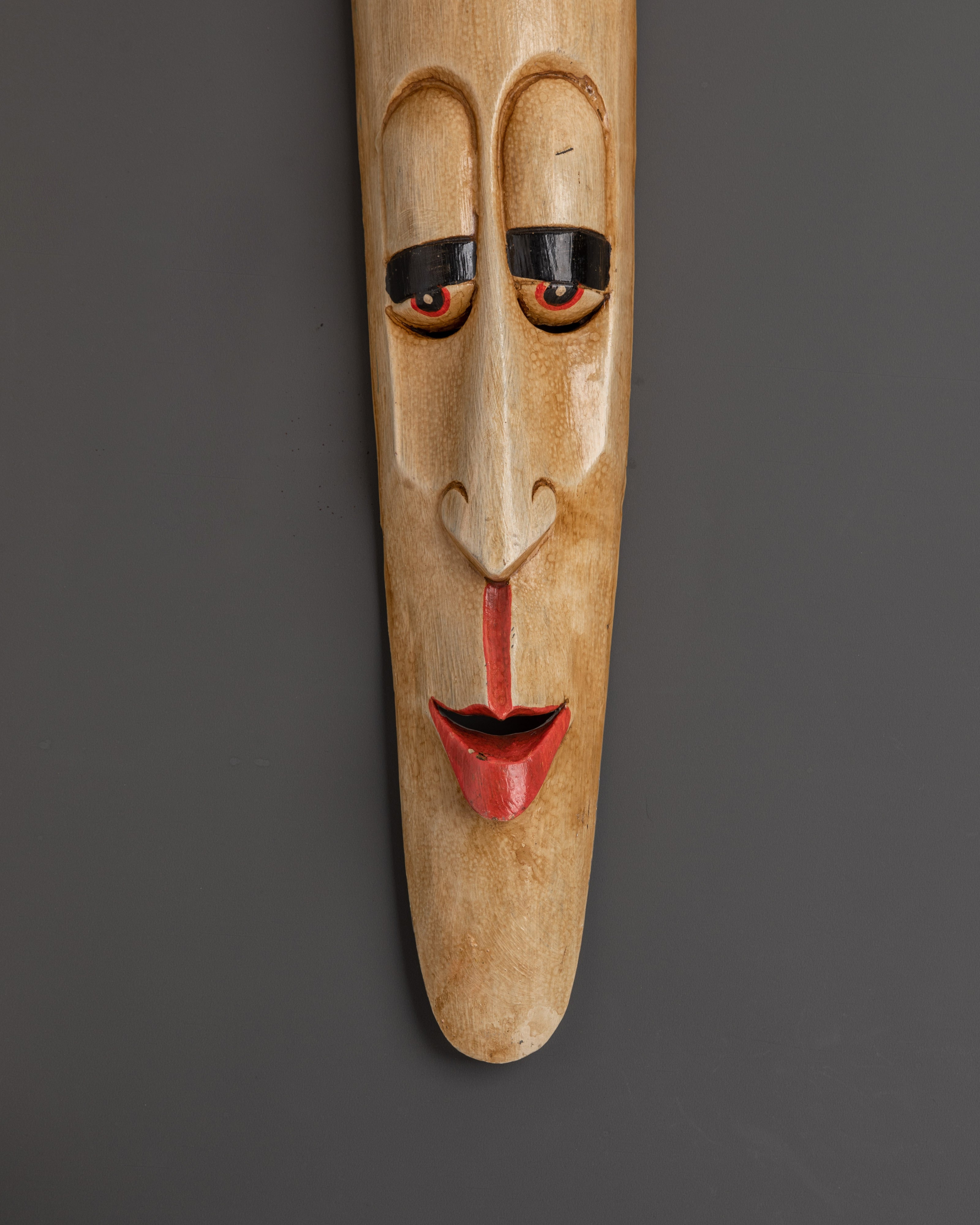 Long Face Wall Hanging | Unique Tribal Decor for Your Home