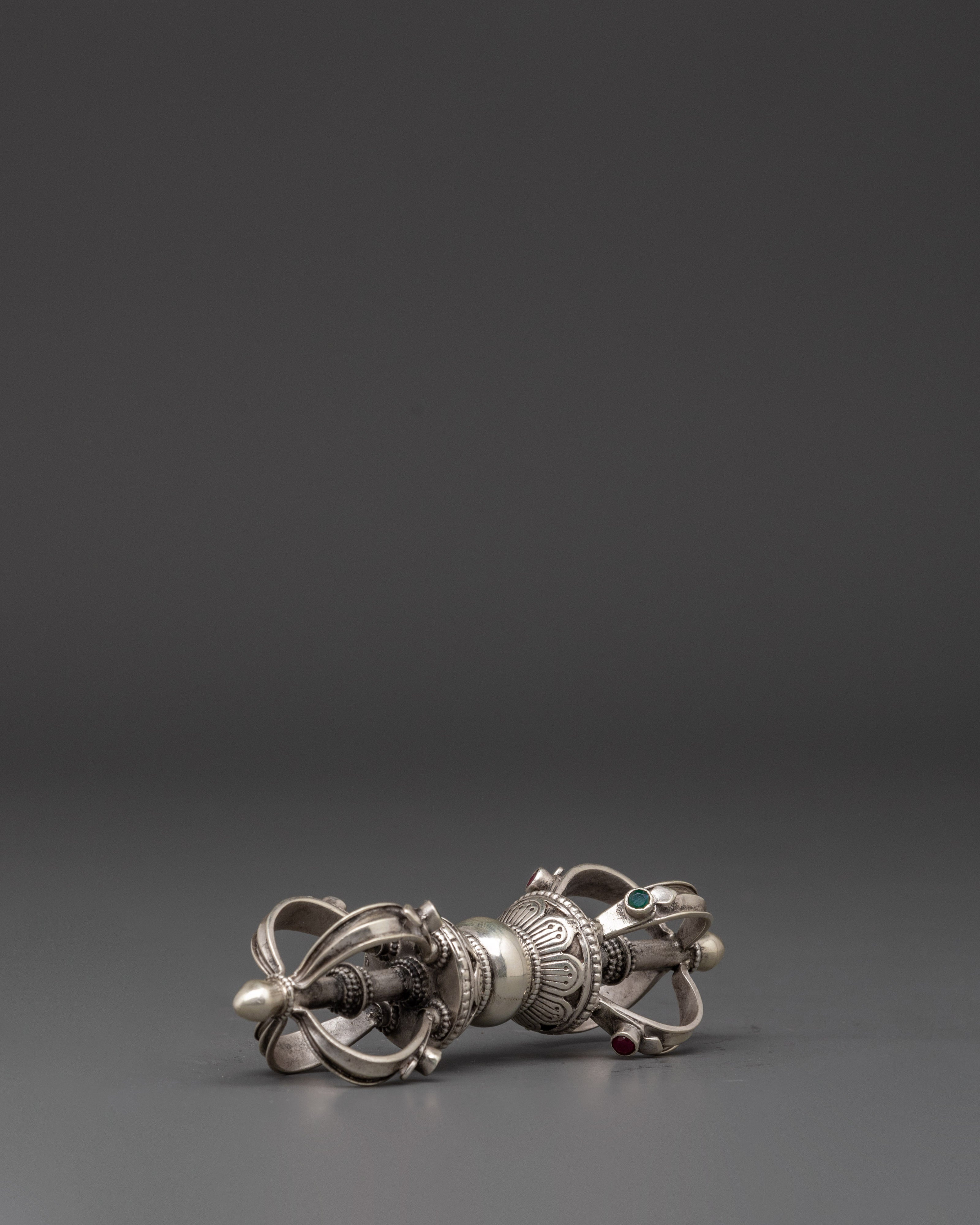 Silver Vajra Bell for Altar | Altar and Meditation
