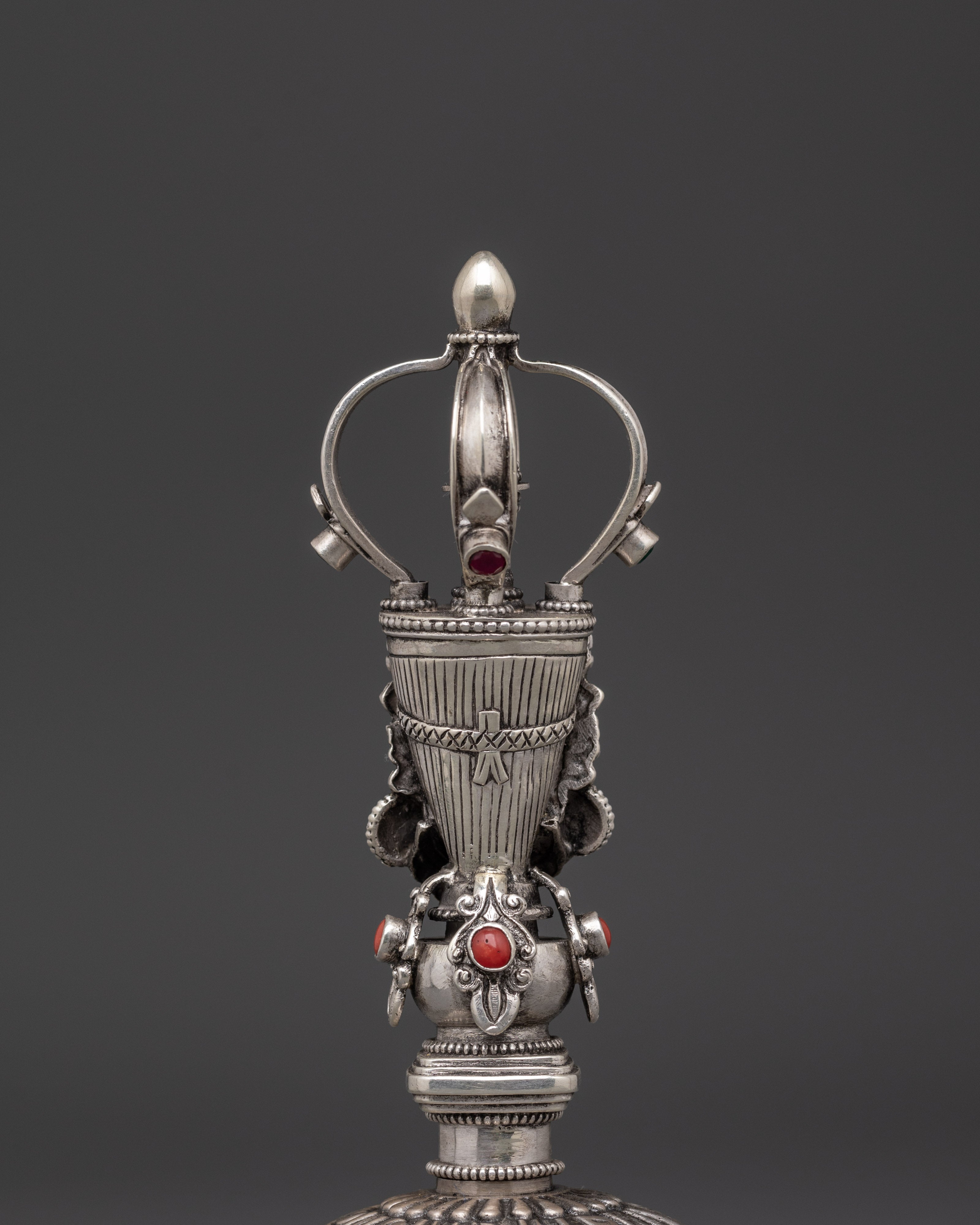 Silver Vajra Bell for Altar | Altar and Meditation