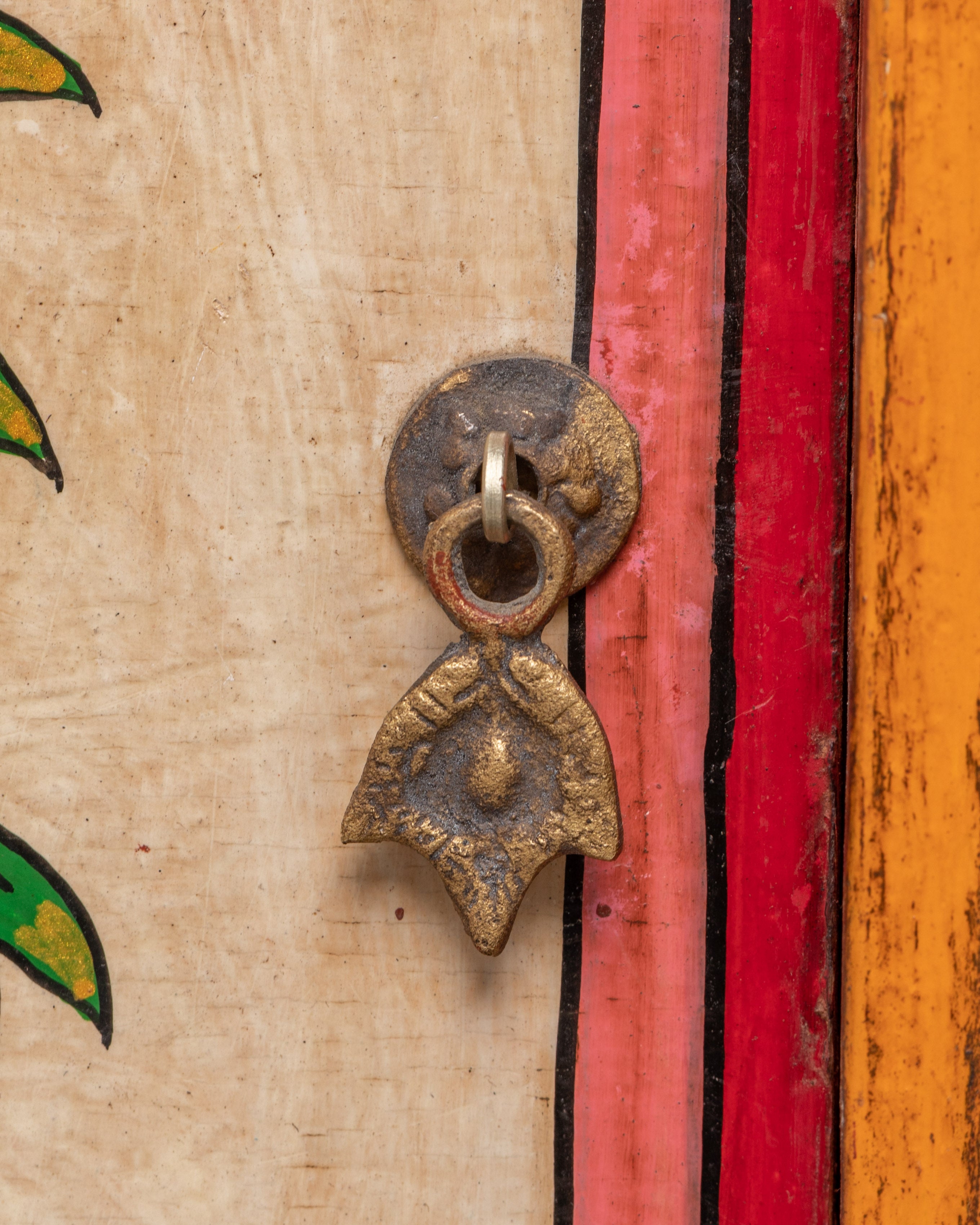 Tibetan Wooden Cofinet | Handcrafted Sacred Storage Chest